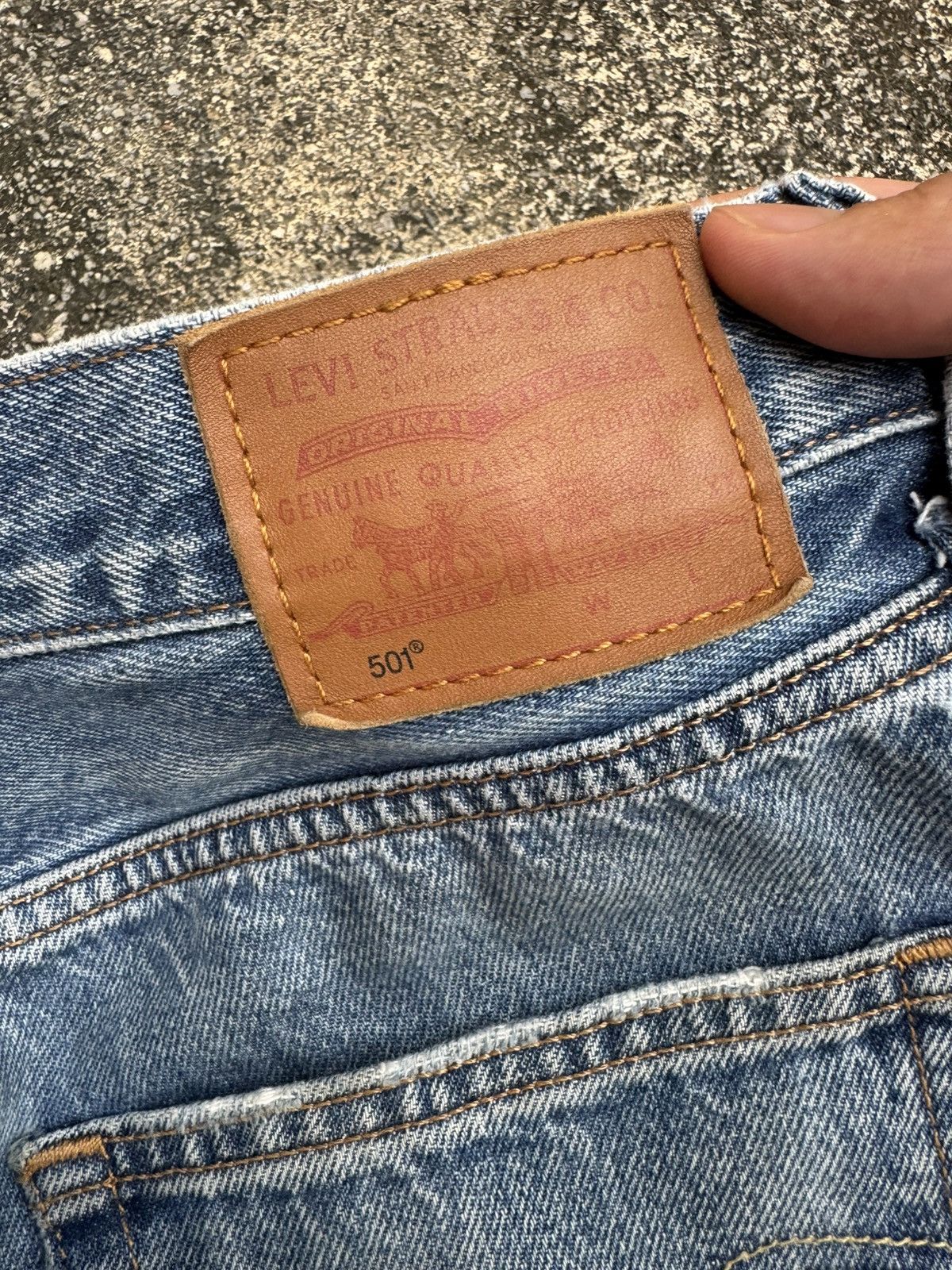 Levi's × Vintage Levis 501 Big E 4 button denim jeans Size US 32 / EU 48 - 10 Thumbnail