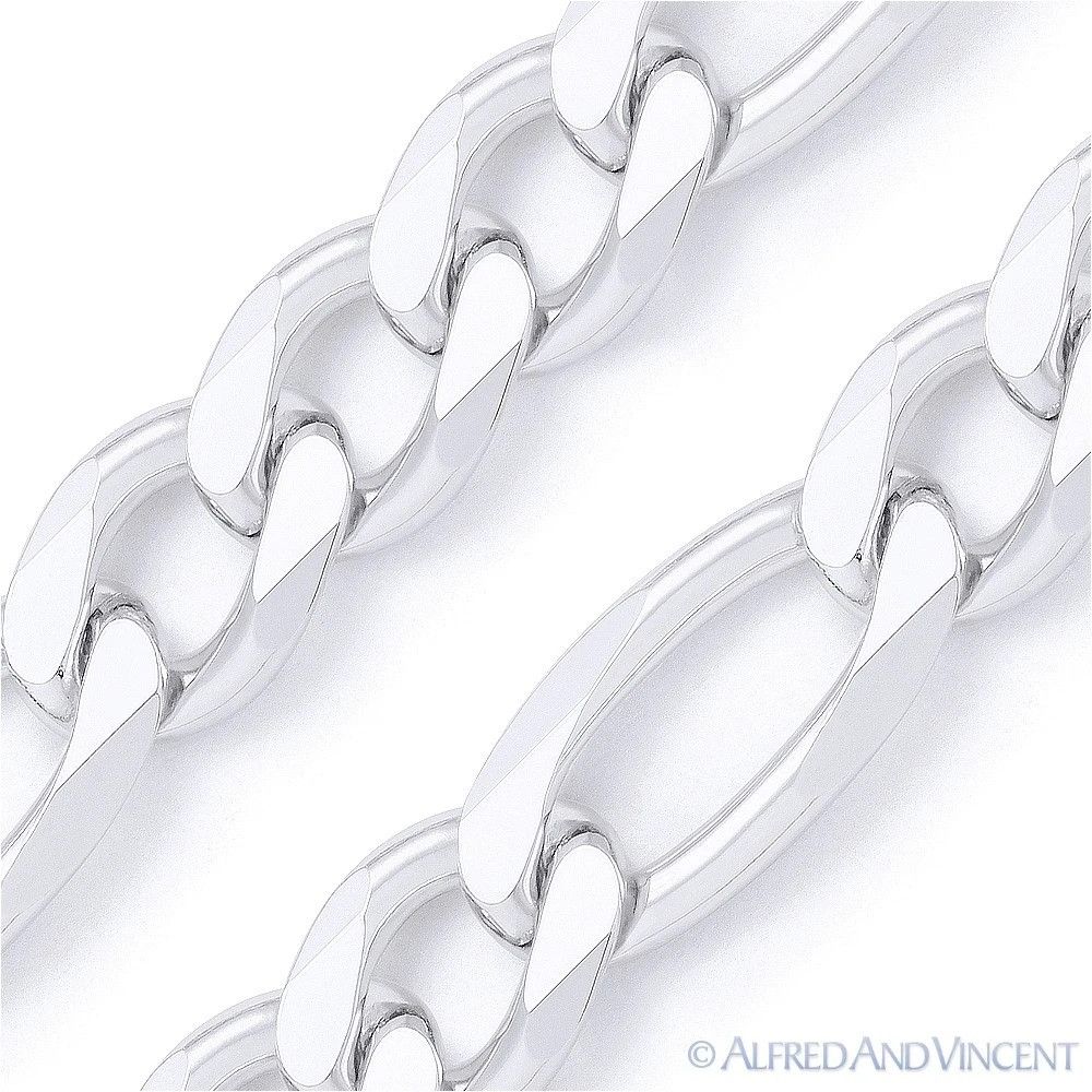 Other 3mm Figaro / Figaroa Link Italian Chain Bracelet 8" Size ONE SIZE - 2 Thumbnail