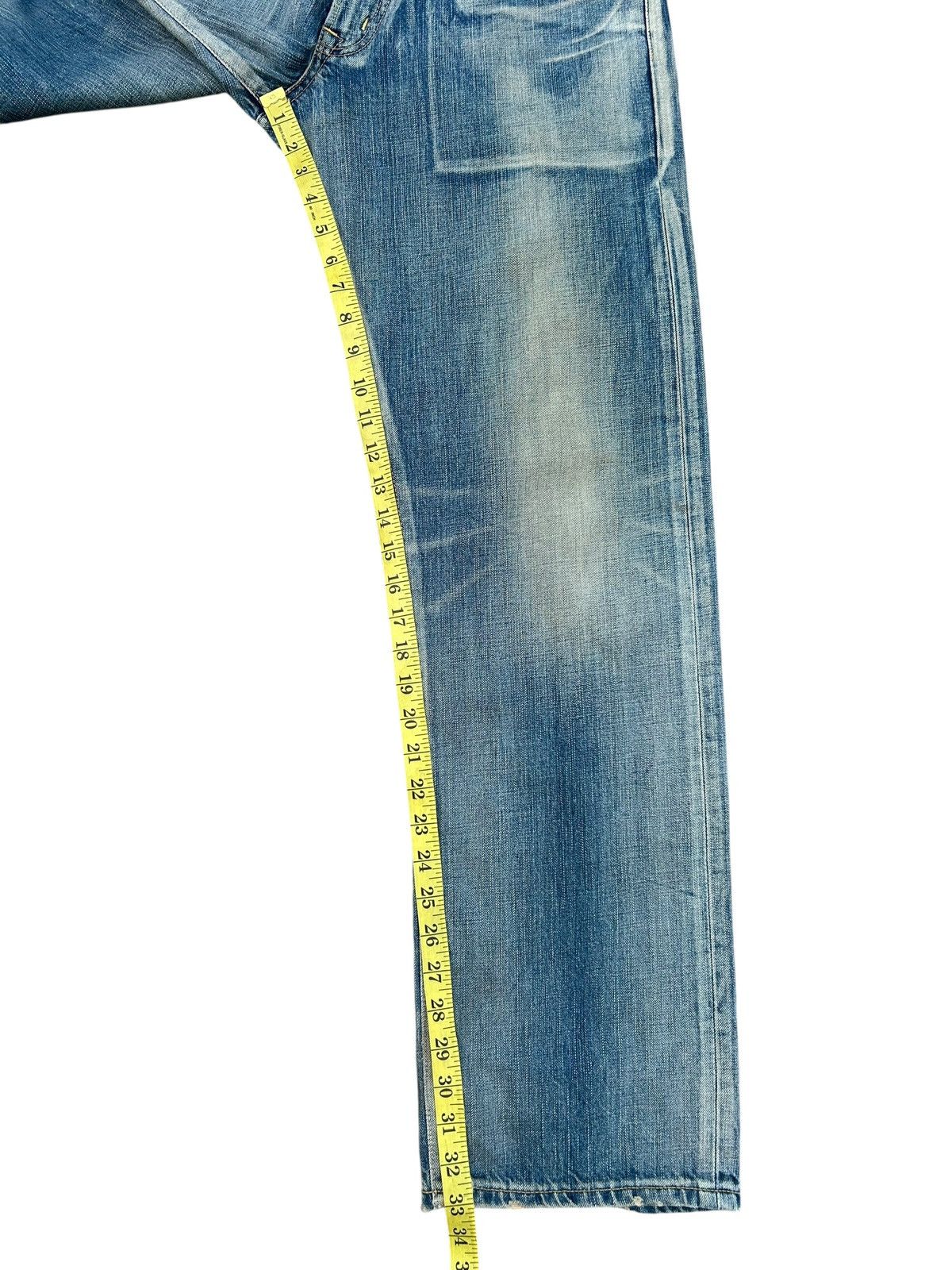 Kapital Vintage Edwin Skull Distressed Japanese Faded Denim Jeans ☠️ Size US 32 / EU 48 - 19 Thumbnail