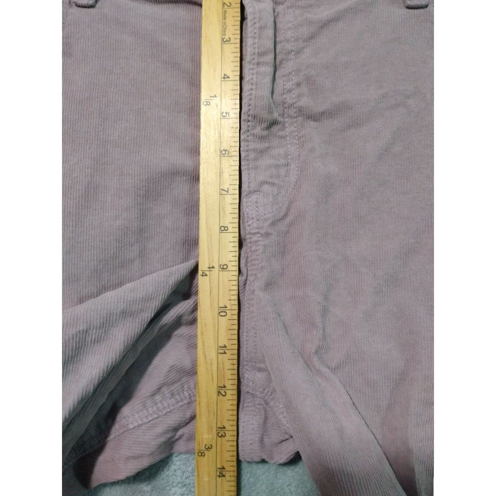 American Eagle Outfitters American Eagle Outfitters Pants Women 18 Pink Corduroy 90s High Rise Straight Stretch Chino Plus Size Short 28 In Inseam Womens Size 40" / US 18 - 4 Thumbnail