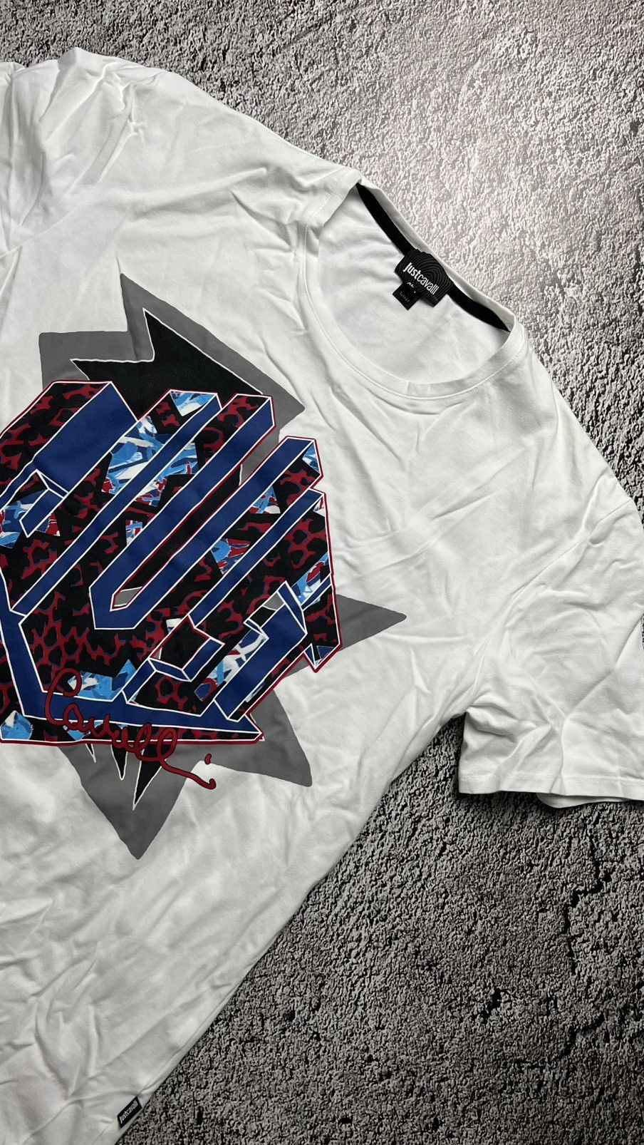 Just Cavalli Just Cavalli big logo tee Size US XL / EU 56 / 4 - 2 Thumbnail