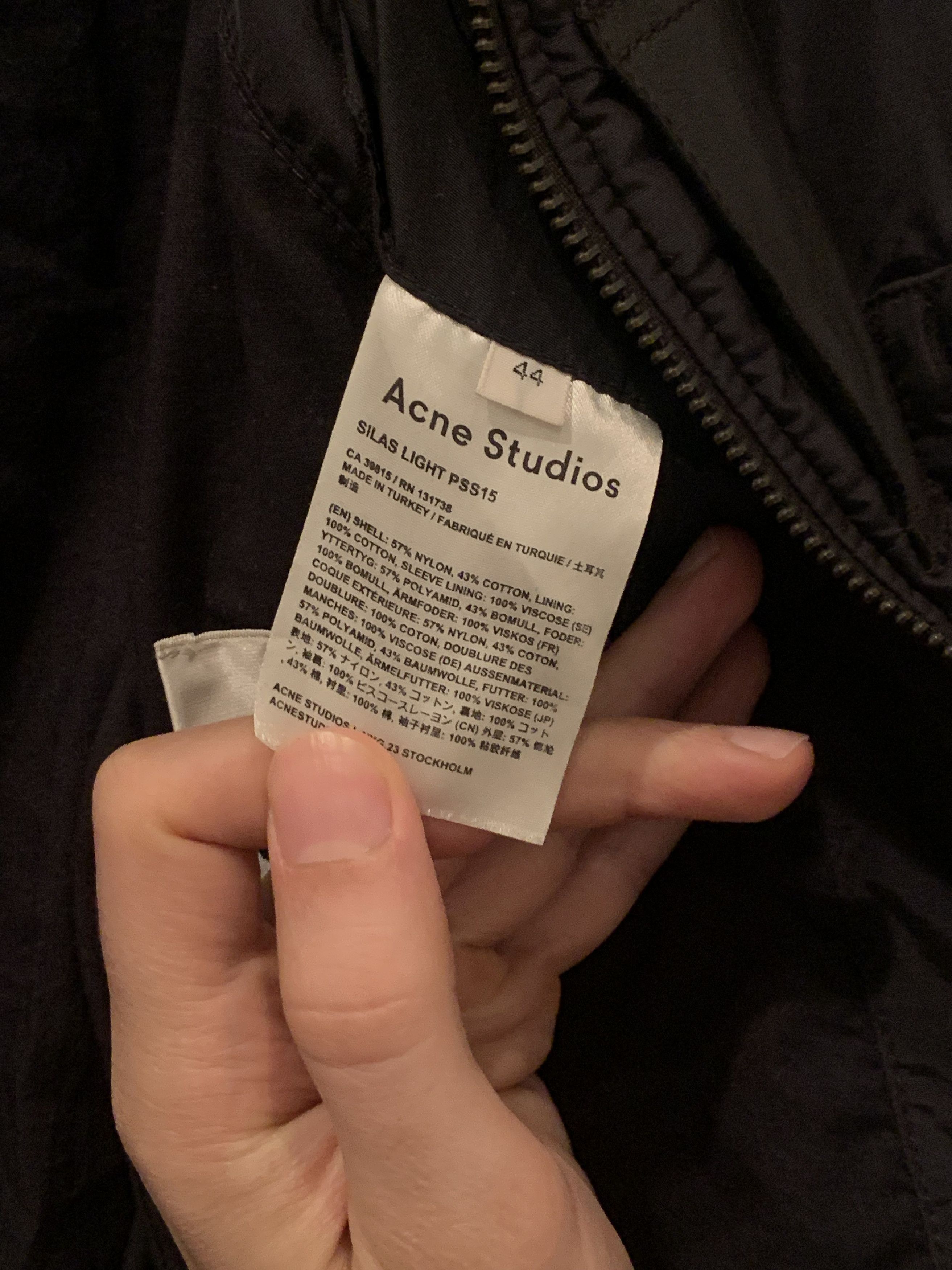 Acne Studios Acne Studios Silas Light Bomber - SS15 Size US S / EU 44-46 / 1 - 9 Thumbnail