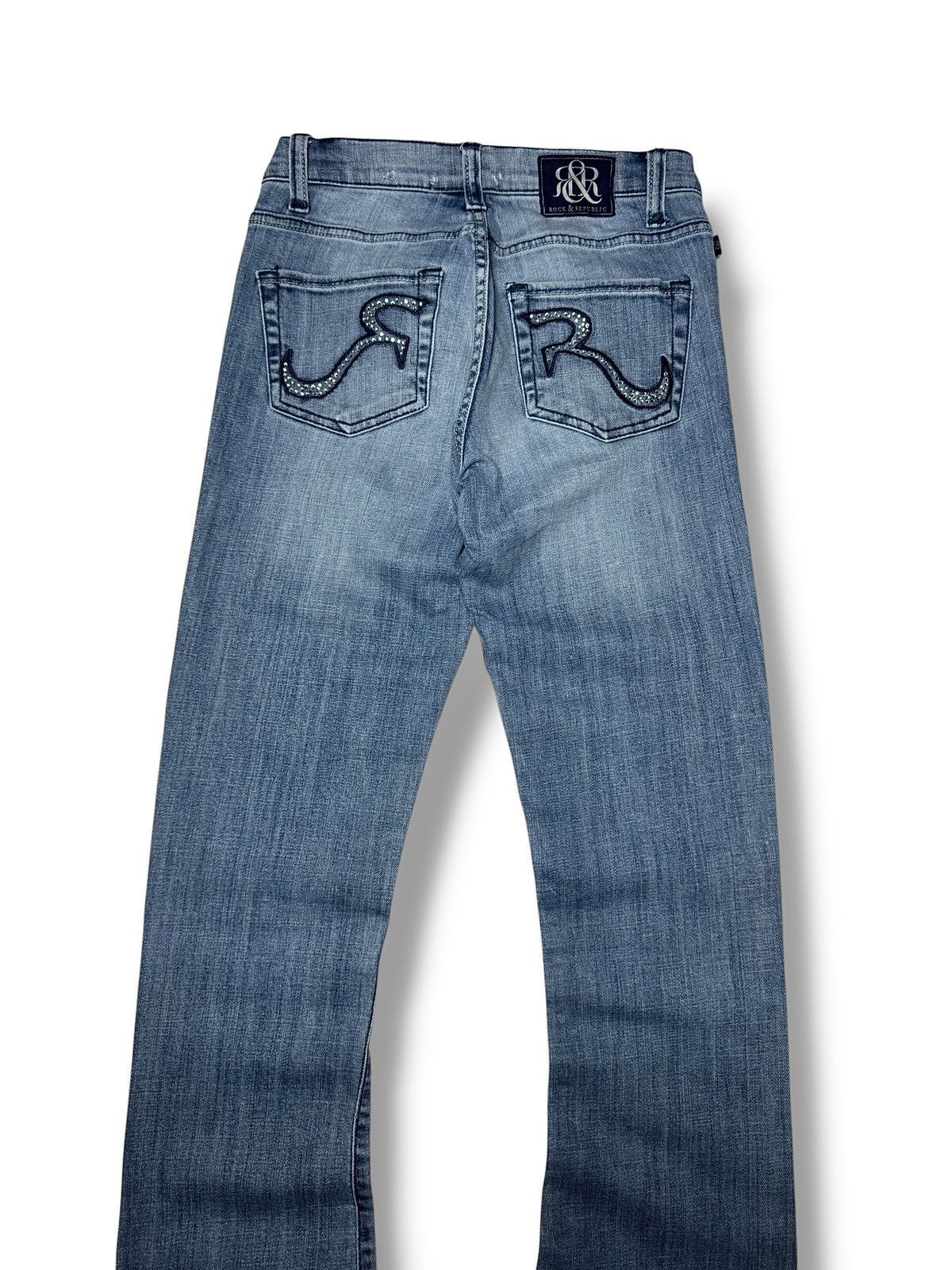 Rock & Republic 2000s Rock & Republic Jeans Vintage Boot Cut Flare Wide Leg Size 25" / US 0 / IT 36 - 2 Thumbnail