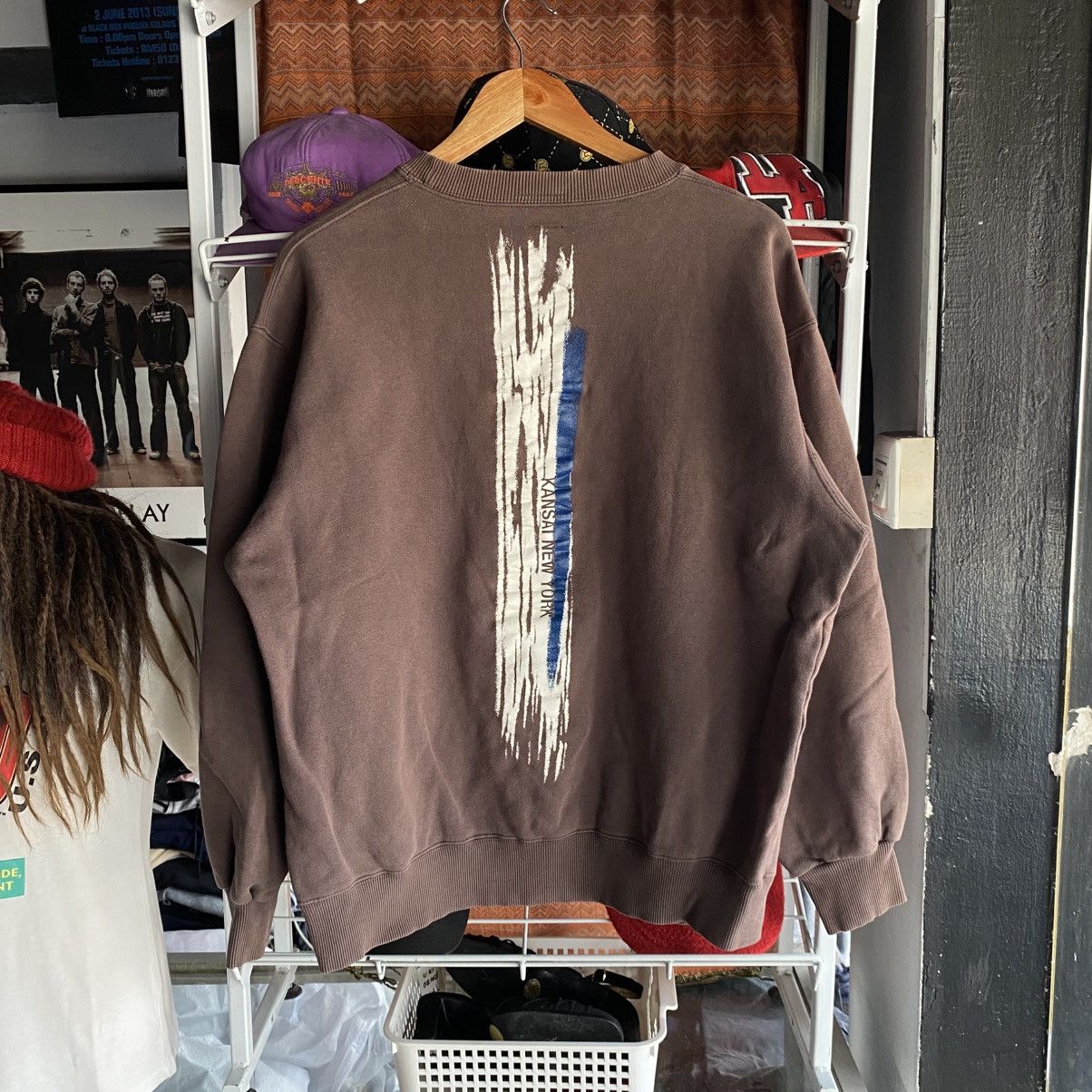 Kansai Yamamoto Vintage Kansai New York Sweatshirt Crewneck Size US L / EU 52-54 / 3 - 2 Thumbnail