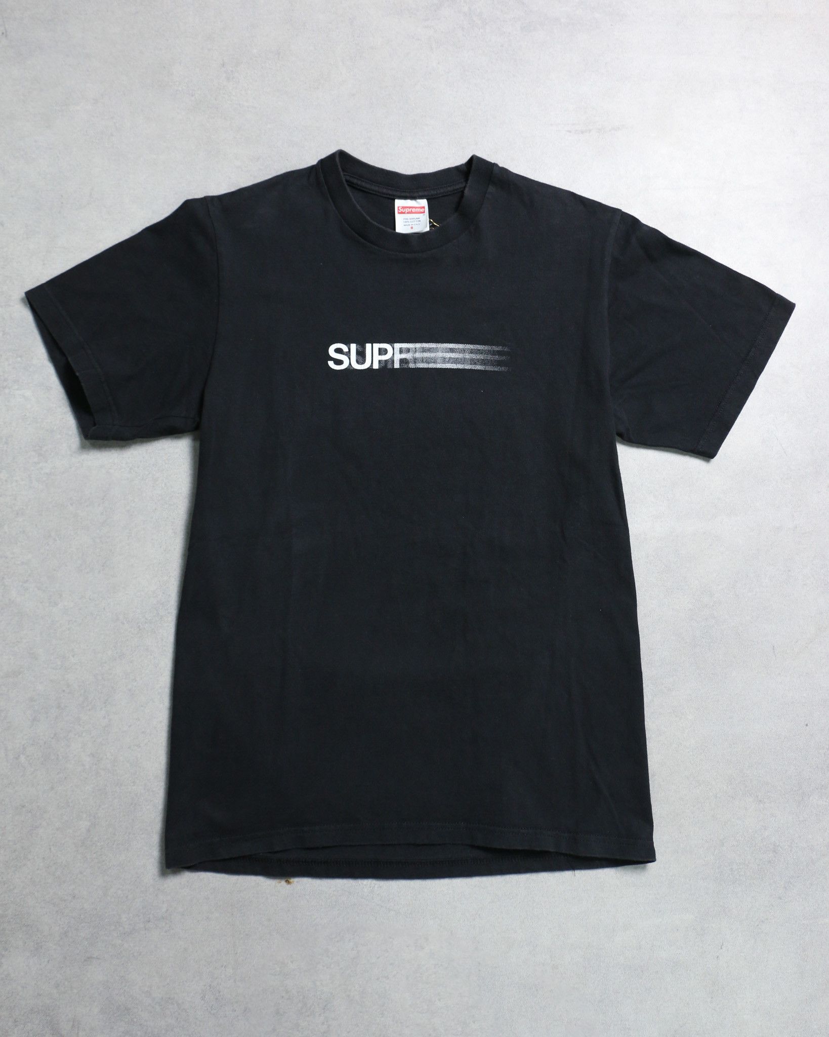 Supreme Supreme Motion Logo Tee Black | Grailed