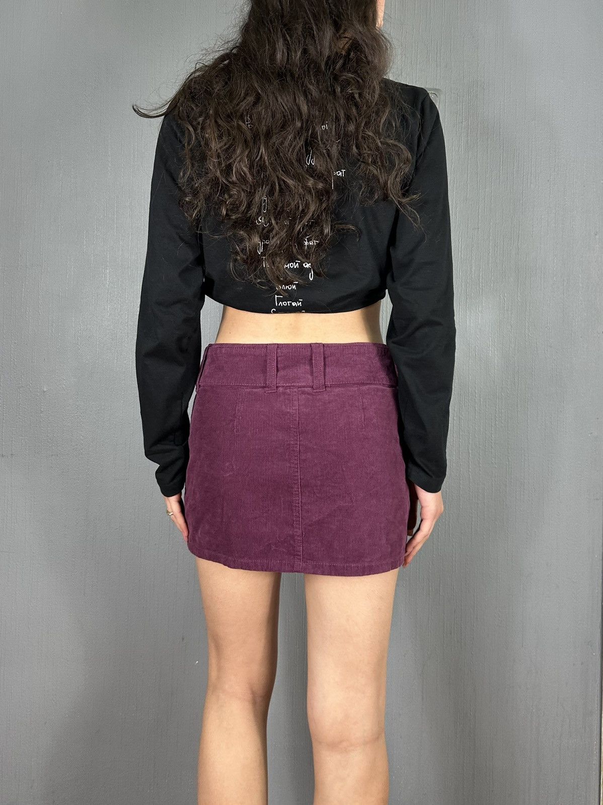 Vintage Mini Skirt Size 27" / US 4 / IT 40 - 3 Thumbnail