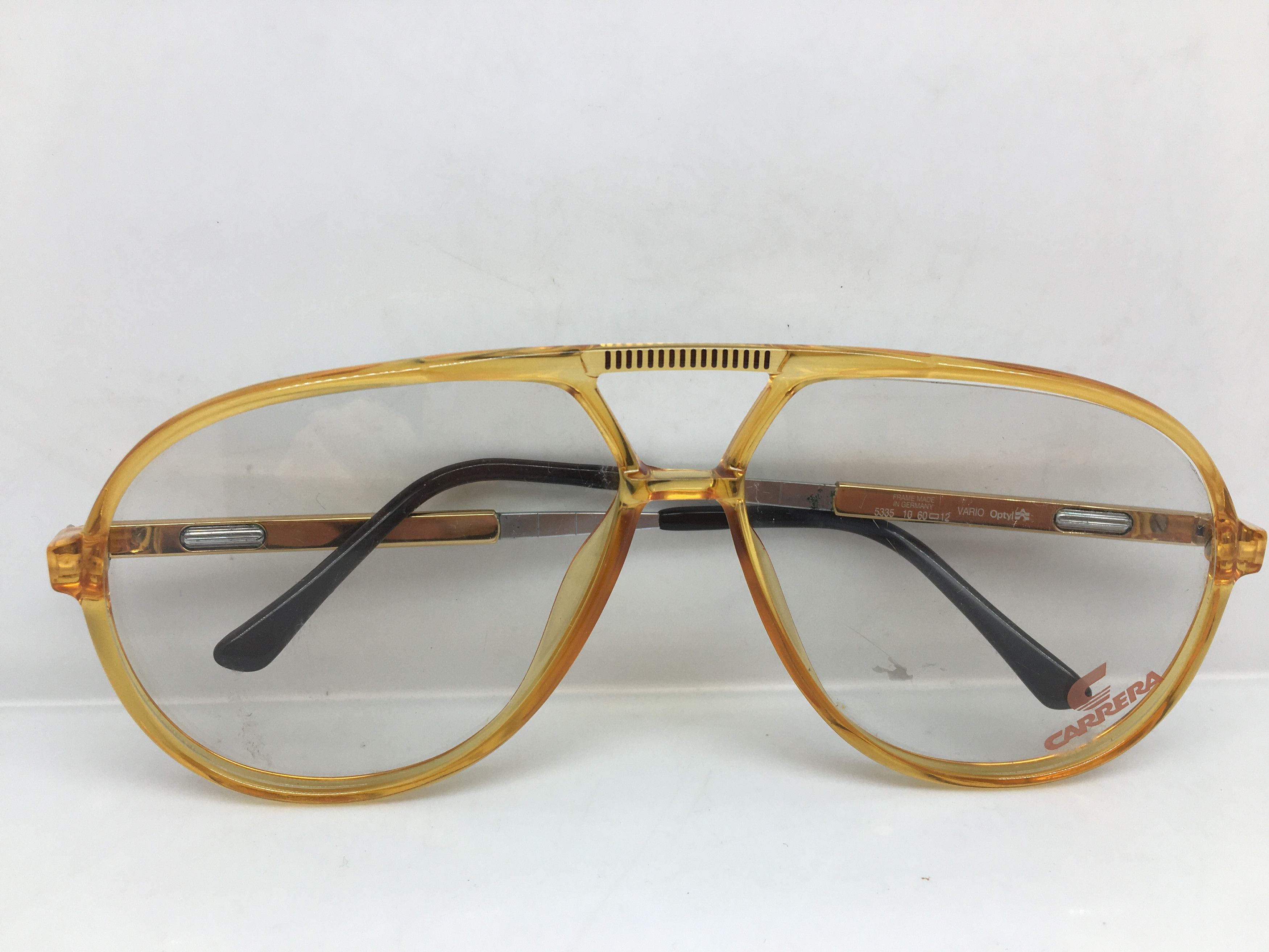 Carrera Vintage Carrera 5335 Optyl Aviator Eyeglasses Germany Frame Size ONE SIZE - 8 Thumbnail