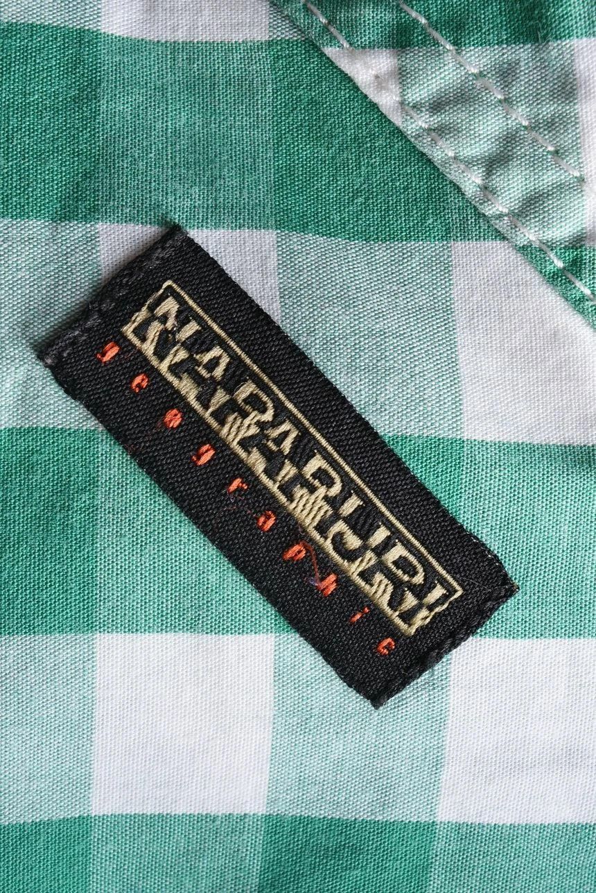 Napapijri Napapijri Gingham Check Long Sleeve Button Up Shirt Size US L / EU 52-54 / 3 - 3 Thumbnail