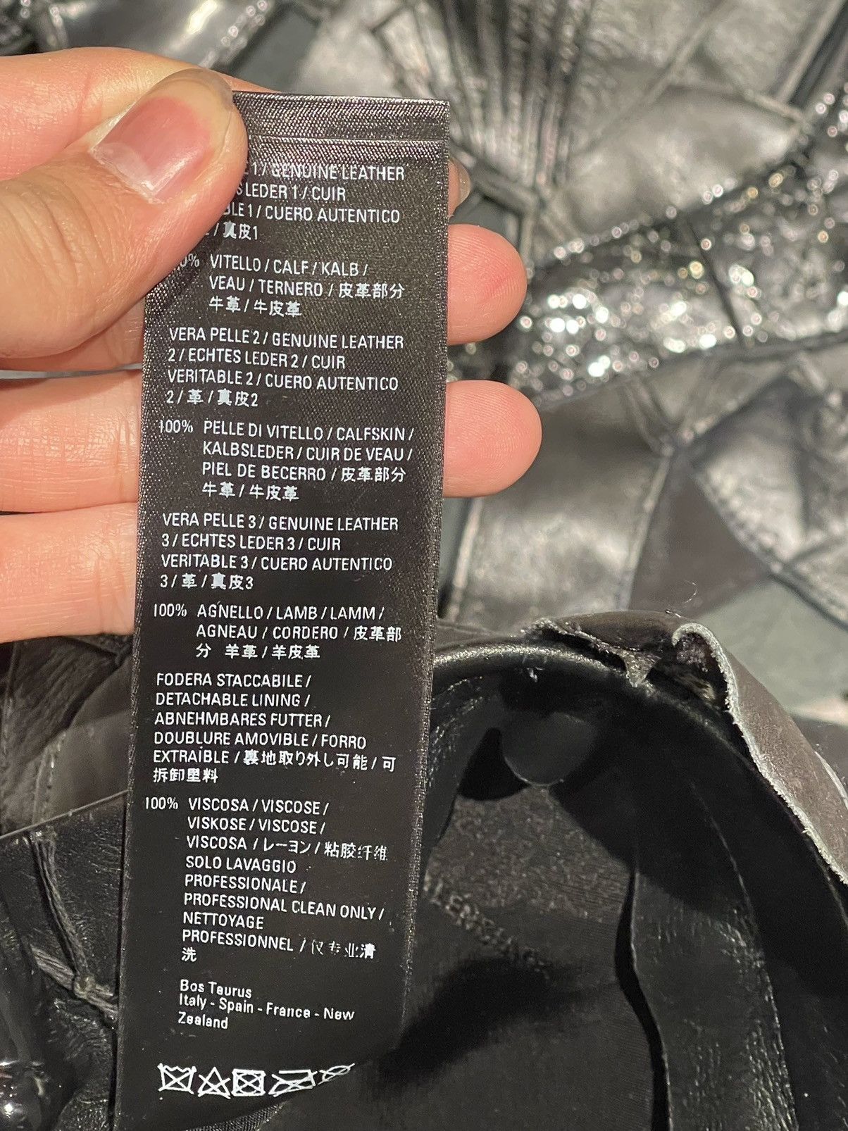 Balenciaga (☢️1OF1☢️) Balenciaga 21SS “NIKE” Upcycled Leather Maxi Skirt Size 36" / US 14 / IT 50 - 8 Thumbnail
