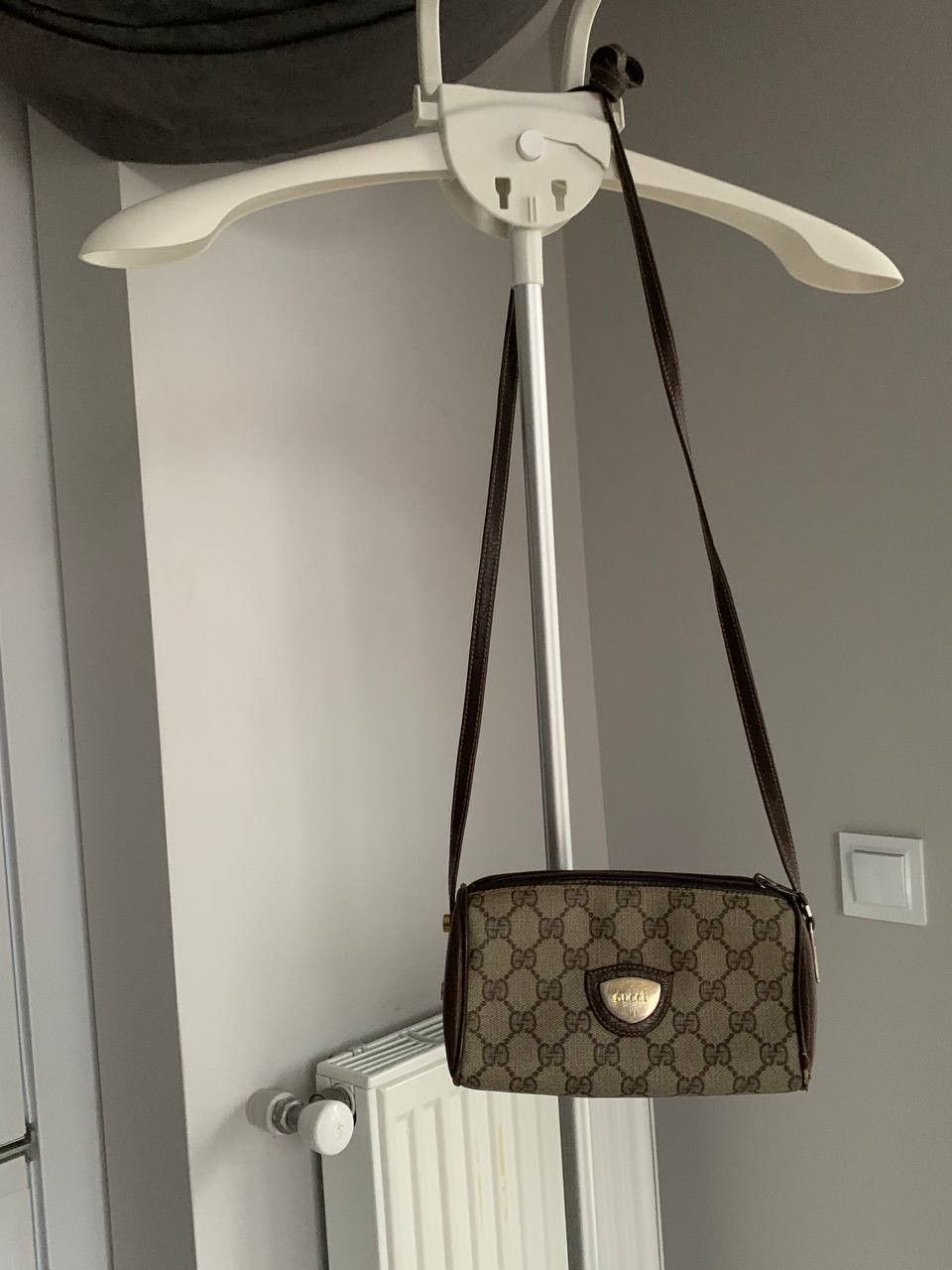 Vintage Gucci Crossbody Bag in White, Men's