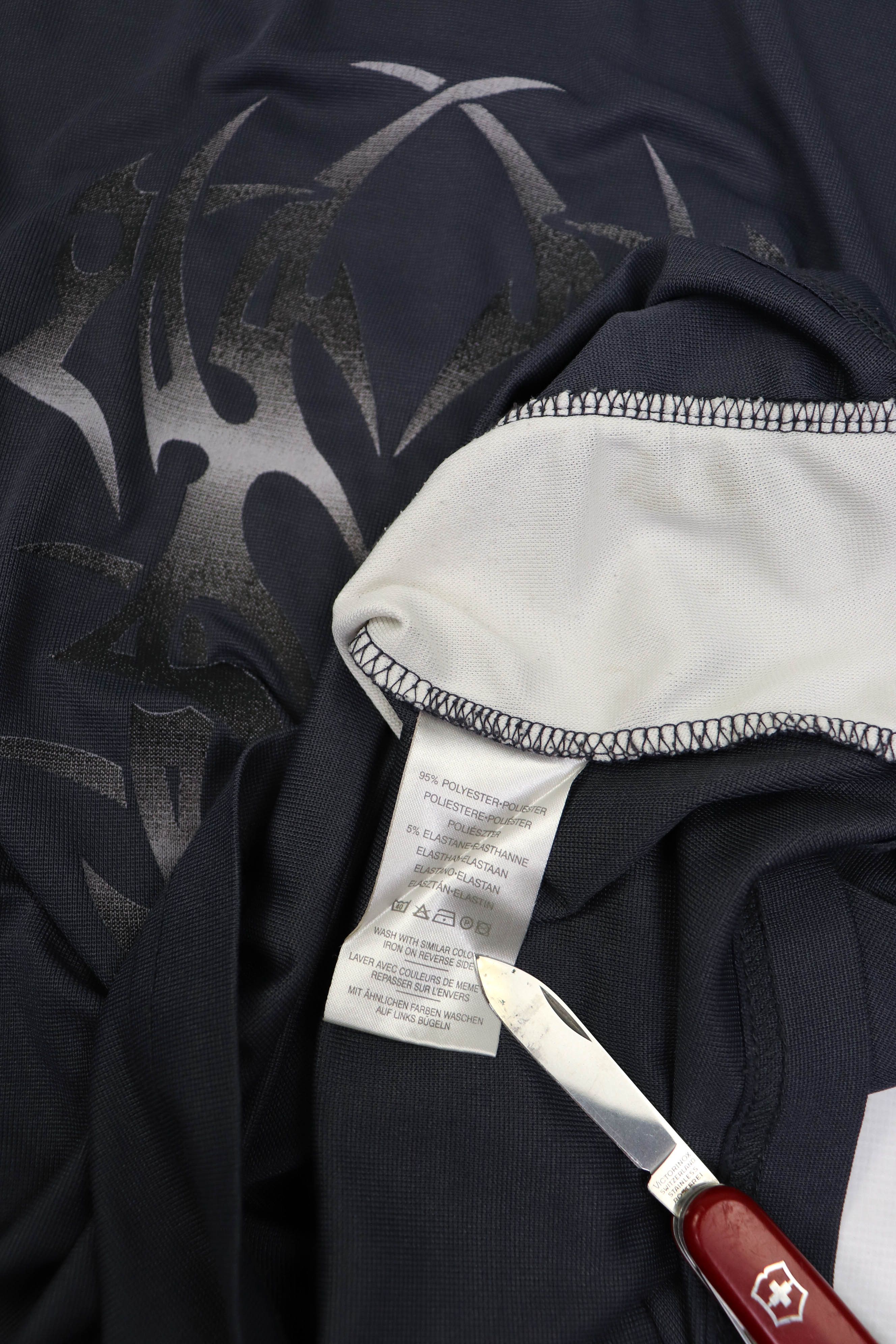 C&A Vintage Y2K Tribal Logo Graphics Mesh Jersey Long Sleeve Size US L / EU 52-54 / 3 - 11 Thumbnail