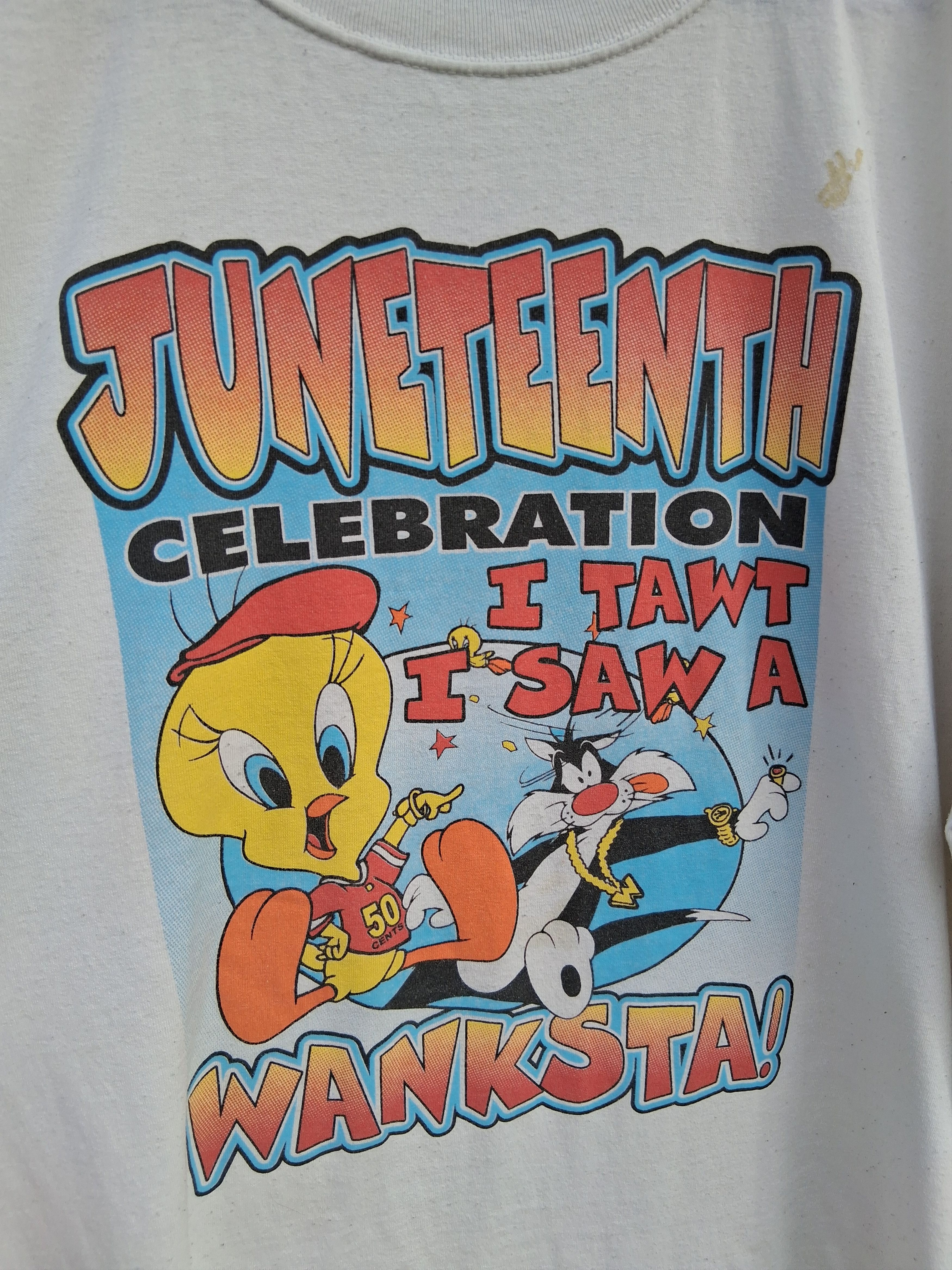 Other Vintage Juneteenth Looney Tunes Rare Rap Tee T shirt 3XL Size US XXL / EU 58 / 5 - 3 Thumbnail