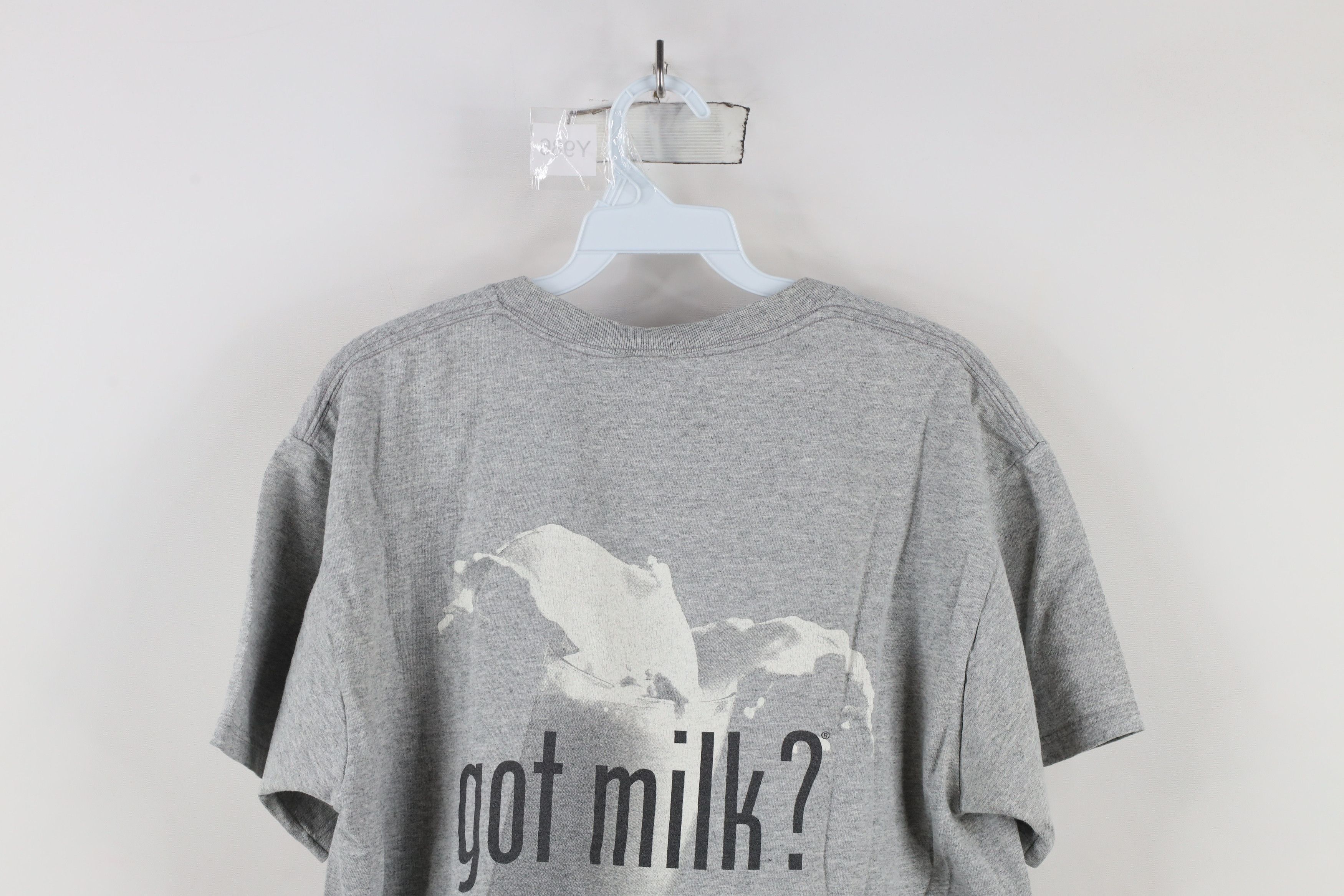 Vintage Vintage Dairy Industry of Michigan Got Milk T-Shirt Gray Size L / US 10 / IT 46 - 9 Thumbnail