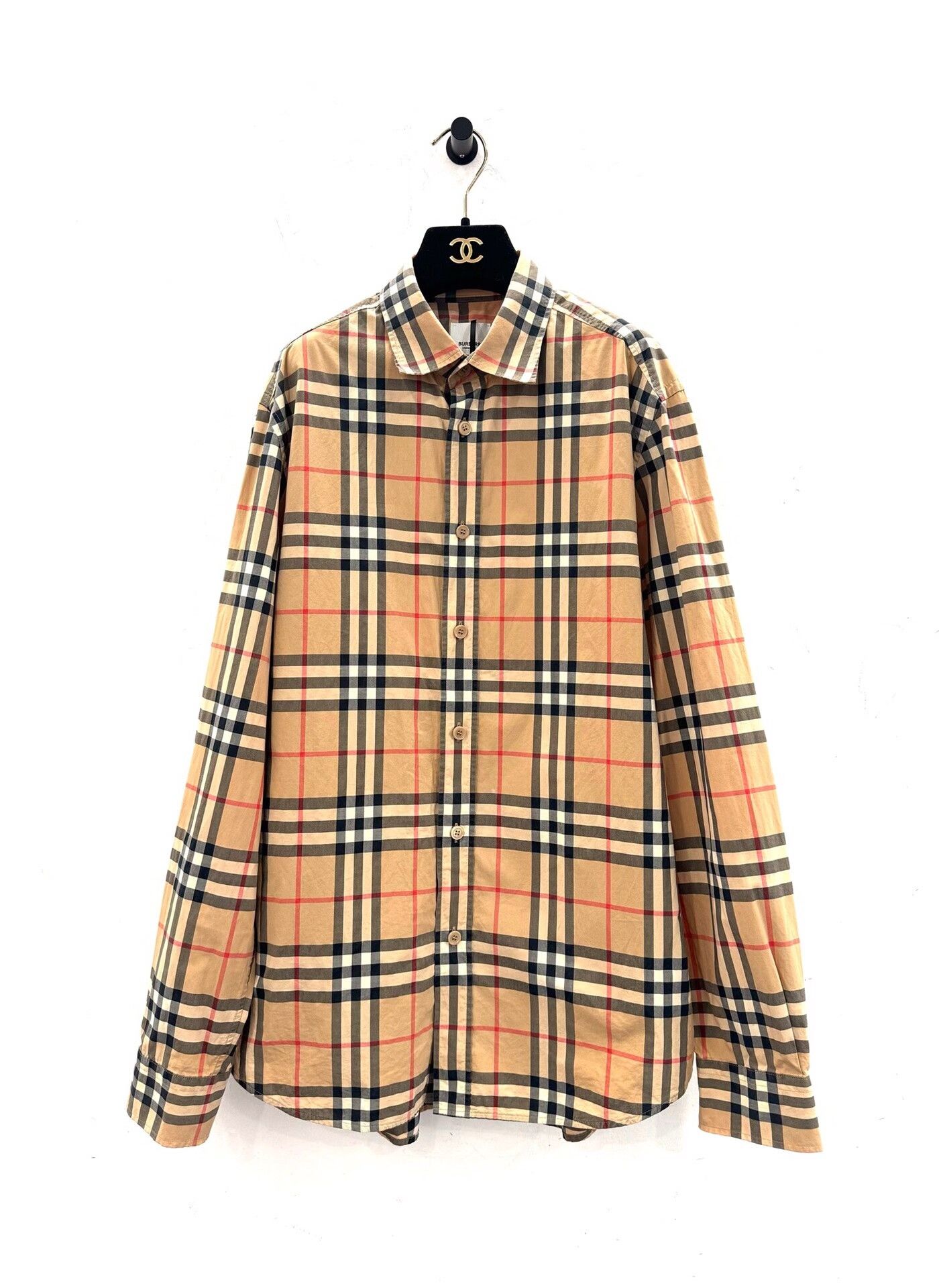 Burberry Burberry Men's Brown Stripe Check Jacket Size US M / EU 48-50 / 2 - 1 Thumbnail