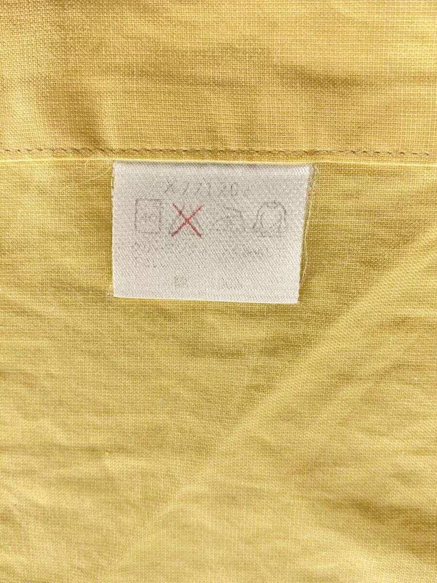 Yohji Yamamoto Yellow Cotton Button Shirt Size US L / EU 52-54 / 3 - 6 Thumbnail