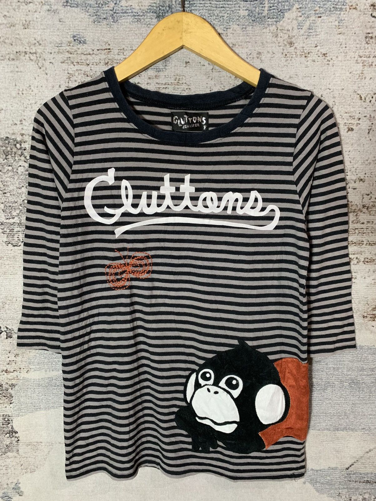 20471120 × Beauty Beast × Hysteric Glamour 2000s Japanese Gluttons Stripe Tshirt Size US M / EU 48-50 / 2 - 1 Thumbnail