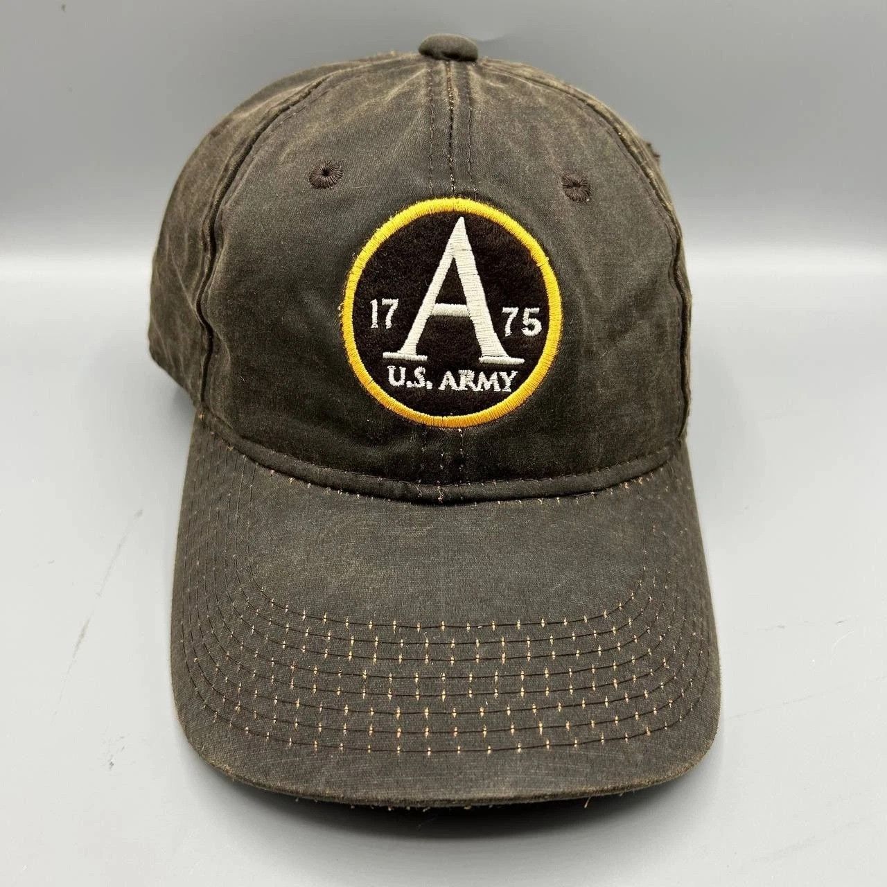 The Game U.S. Army Hat Men Brown Embroidered The Game Strap Back Size ONE SIZE - 1 Thumbnail