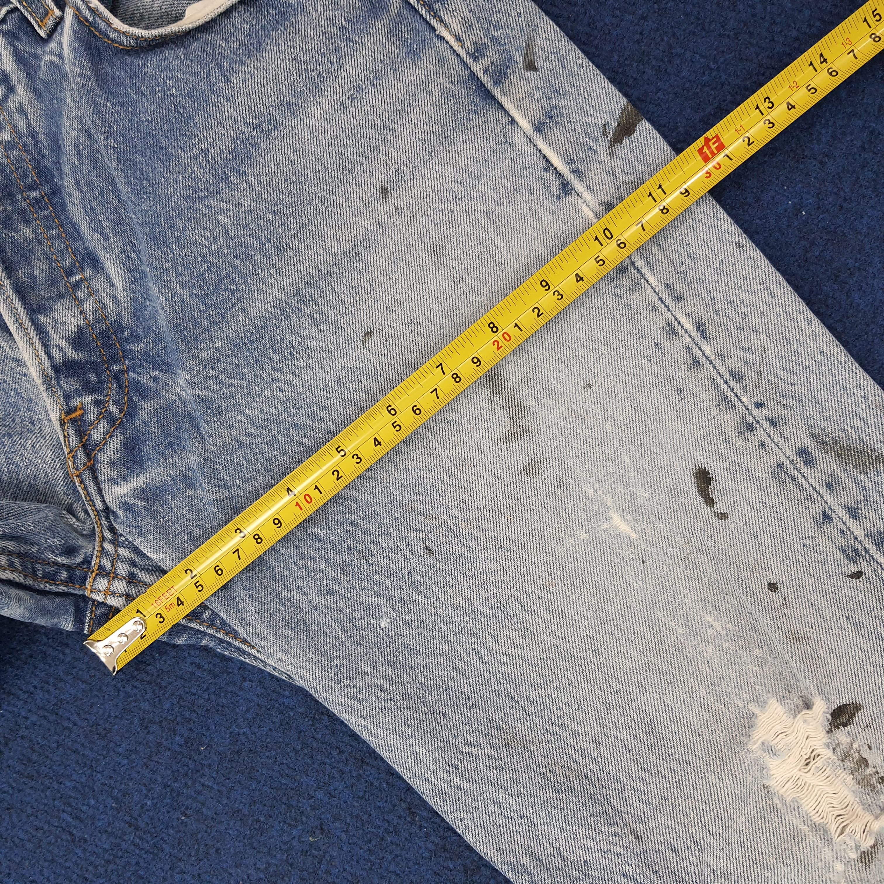 Levi's Vintage Levi's 501 Distressed with Paint Jeans C252N10 Size US 28 / EU 44 - 15 Thumbnail