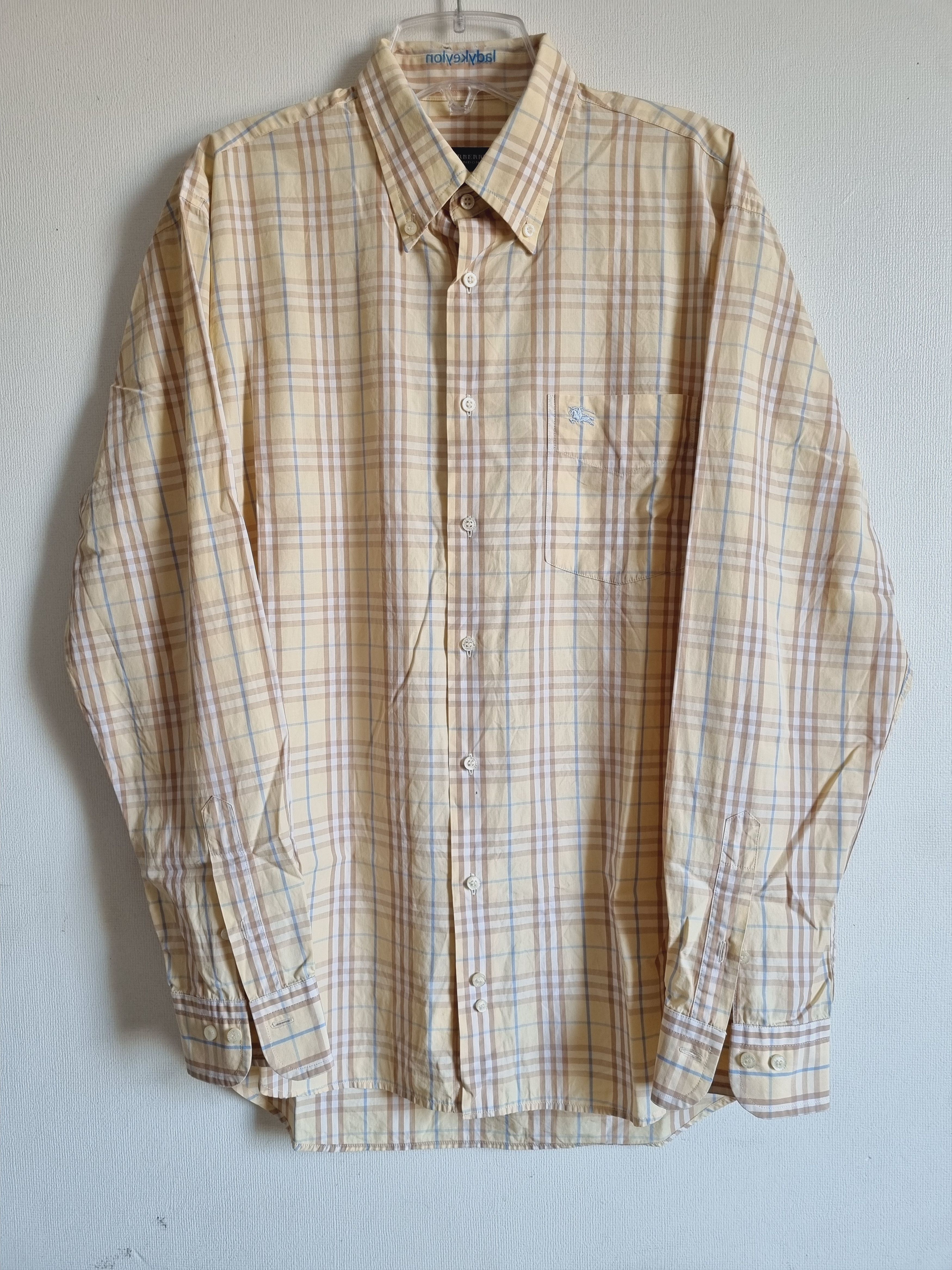 Burberry × Vintage Burberry tshirt long sleeve monogram Size US L / EU 52-54 / 3 - 1 Thumbnail