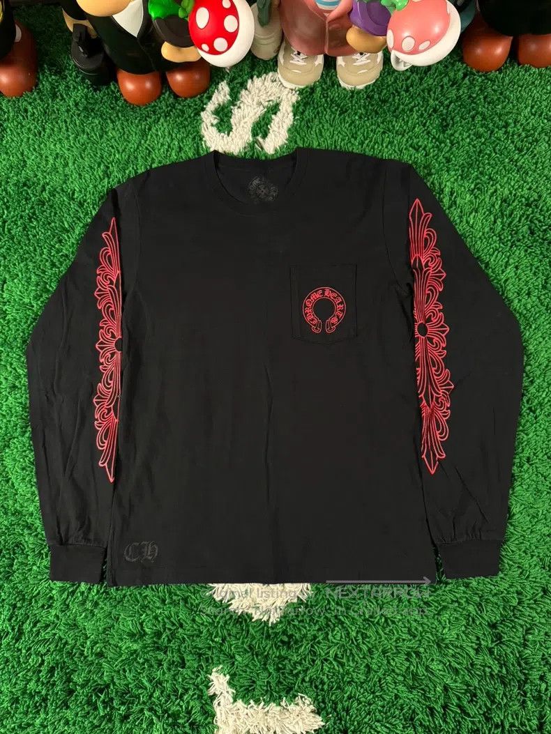 Chrome Hearts CHROME HEARTS Size L Flower arm long sleeve Tee Size US L / EU 52-54 / 3 - 1 Thumbnail