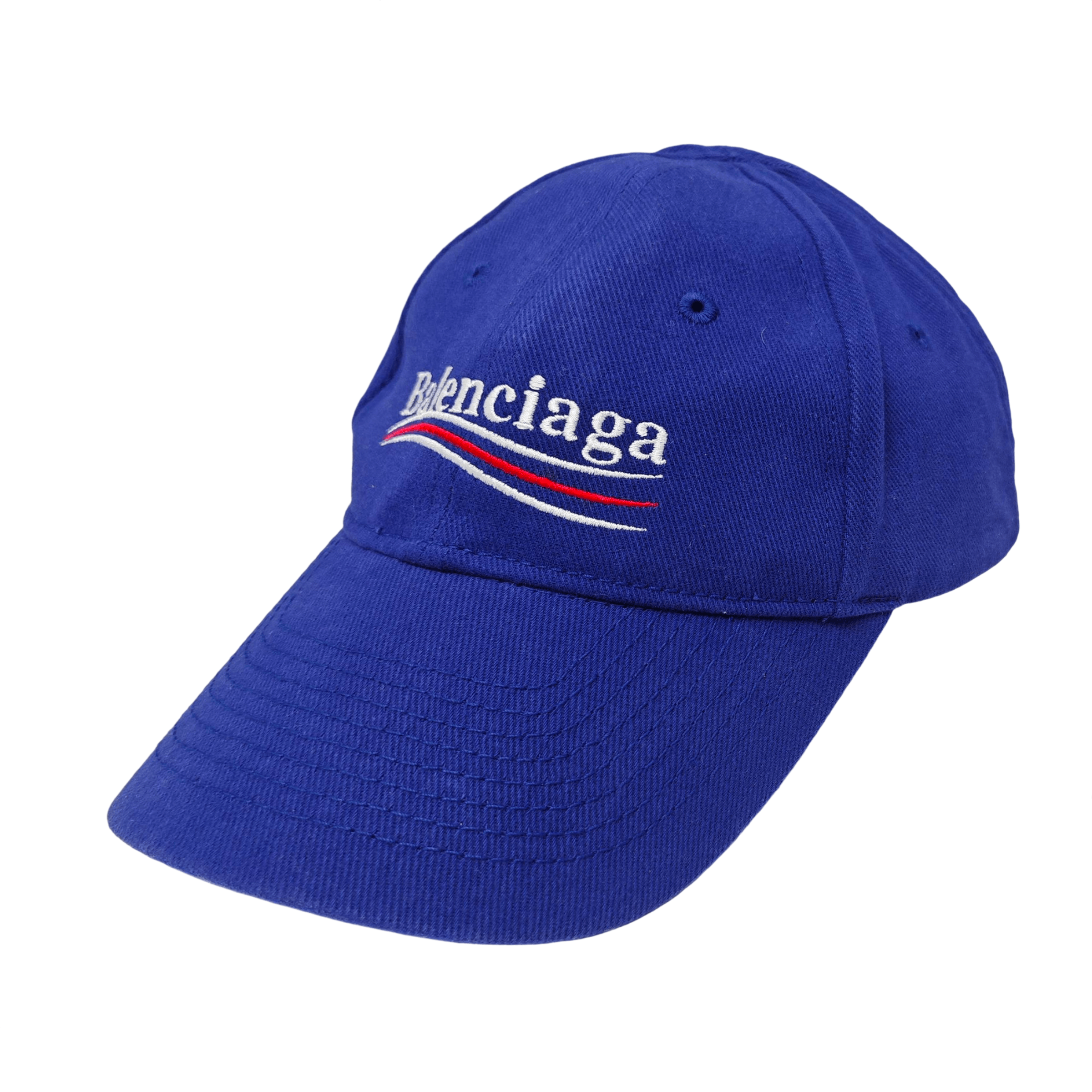 Balenciaga Balenciaga Blue Logo Baseball Cap One Size Size ONE SIZE - 1 Thumbnail