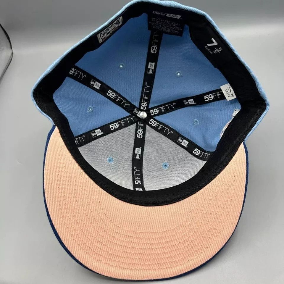 New Era Toronto Blue Jays Hat Men 7 5/8 59Fifty New Era Fitted Cap Size ONE SIZE - 7 Thumbnail