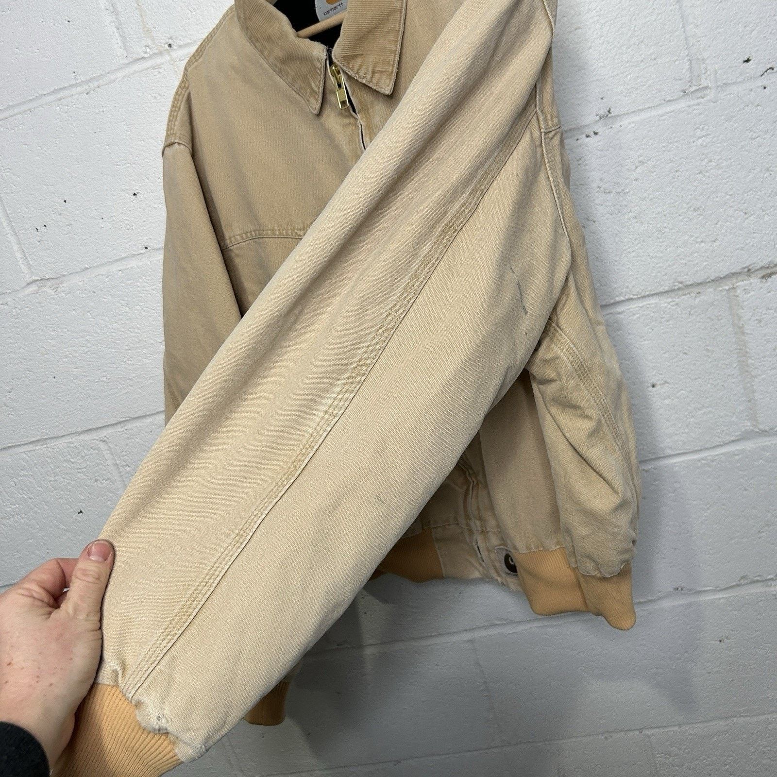 Carhartt Vintage Carhartt Quilted Santa Fe Jacket “Wheat” J14 WET Size US XL / EU 56 / 4 - 5 Thumbnail