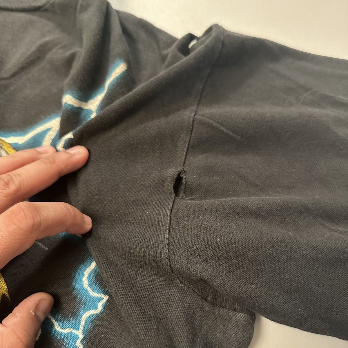 Vintage Vintage 90s American Thunder Panther Lightning t-shirt Size US XL / EU 56 / 4 - 11 Thumbnail
