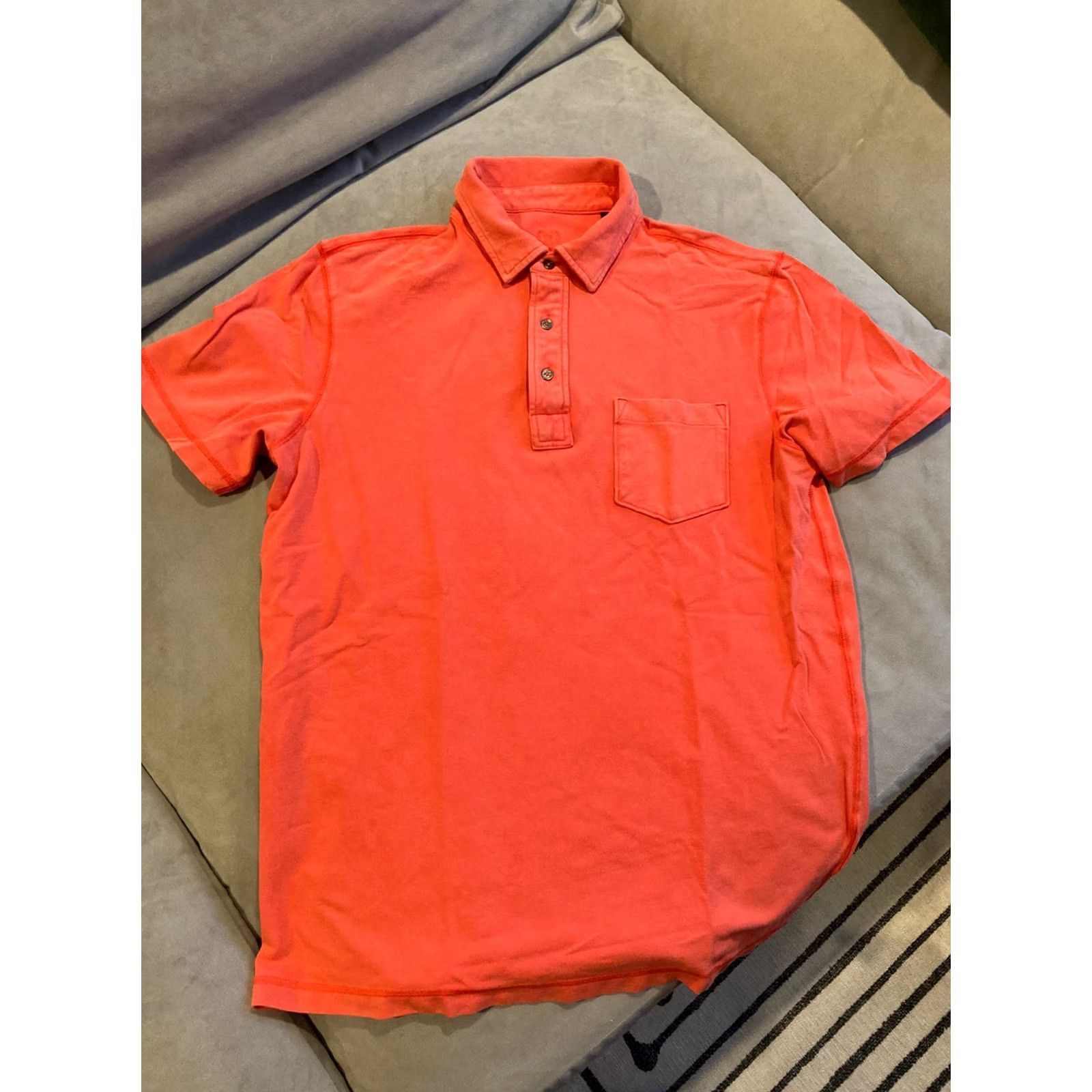 BUGATCHI Beautiful Bugatchi Red Pique Cotton Golf Polo - Medium Size US M / EU 48-50 / 2 - 2 Thumbnail