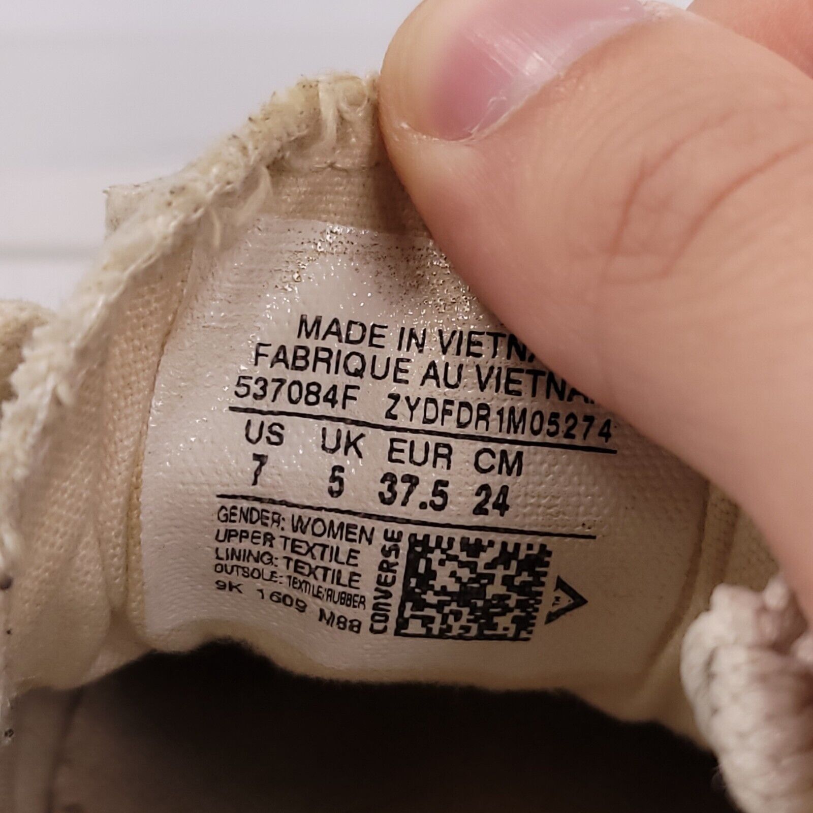 Converse Converse All Star Sneaker Shoe Womens Size 7 537084F White Size US 7 / IT 37 - 9 Thumbnail