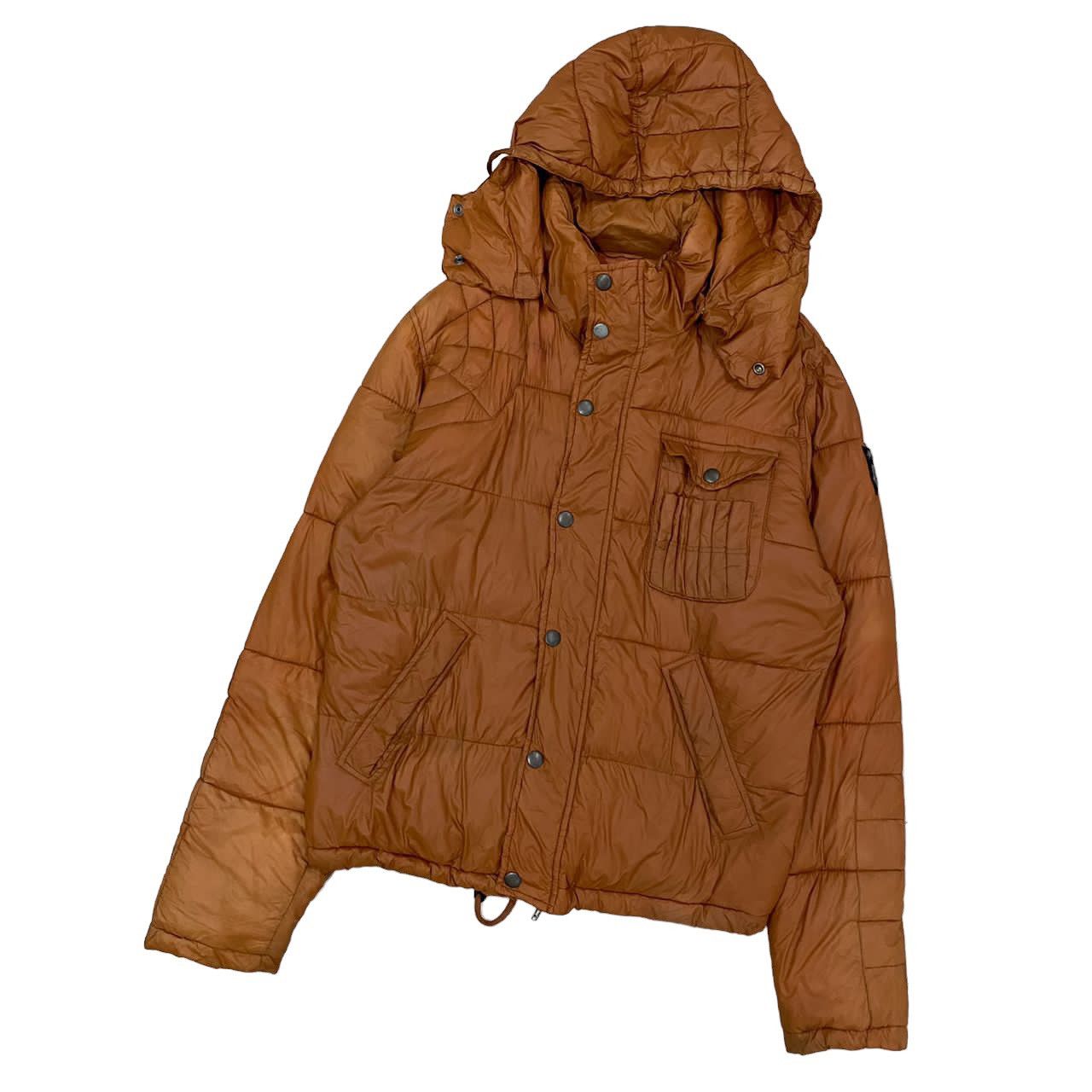 Diesel × Diesel Black Gold Vintage Diesel Hoodie Down Jacket Size XL / US 12-14 / IT 48-50 - 4 Thumbnail