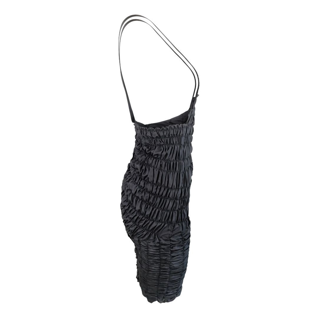 Comme des Garcons Vintage 1989 Comme Des Garçons Black Ruched Suspender Dress Size M / US 6-8 / IT 42-44 - 3 Thumbnail