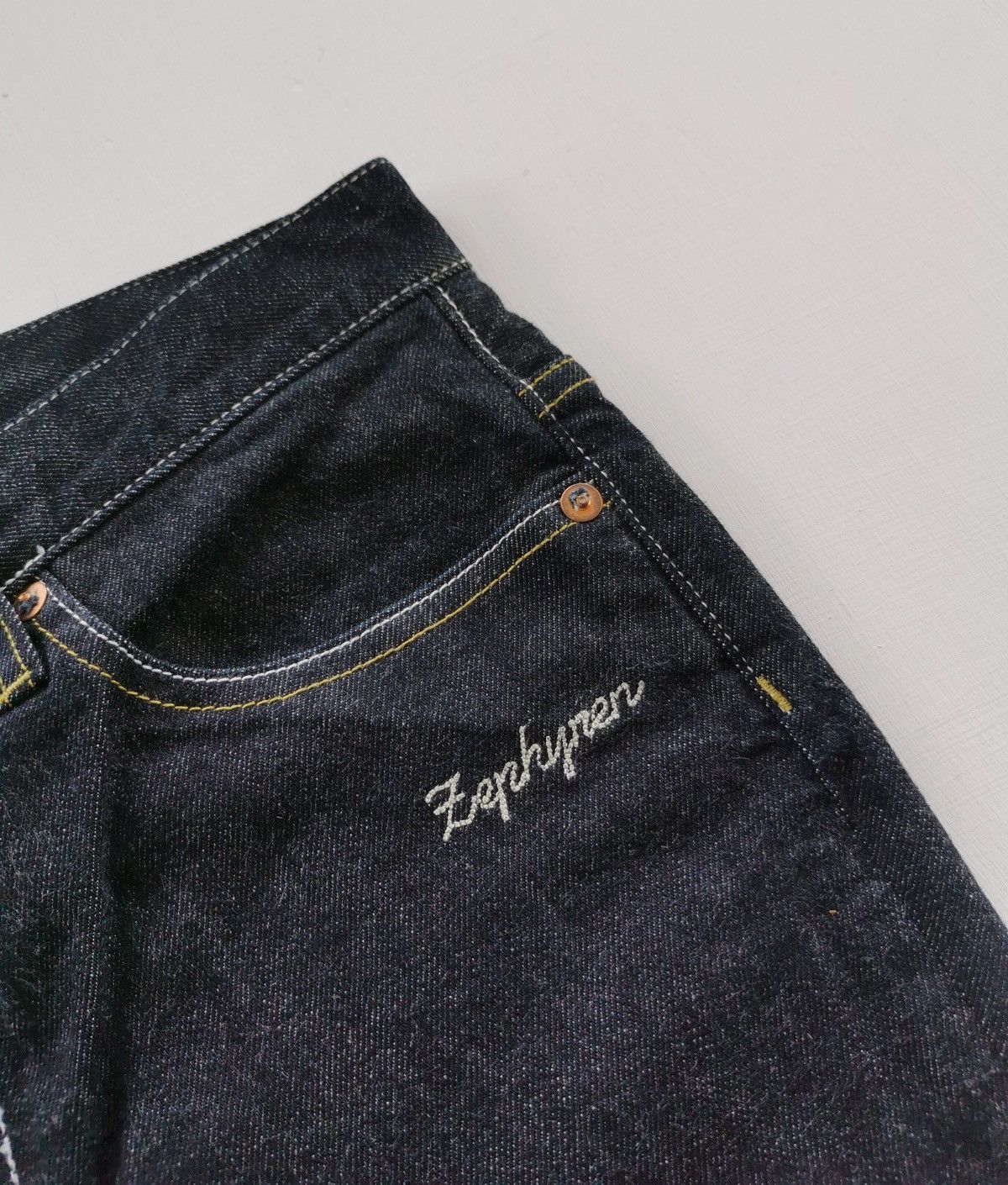 Zephyr Zephyren Japan Distressed Jogger 3q Jeans Size US 31 - 4 Thumbnail