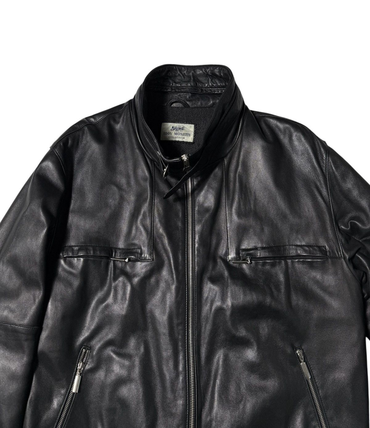 Other Eddy Monetti Leather Cashmere Jacket Size US M / EU 48-50 / 2 - 4 Thumbnail