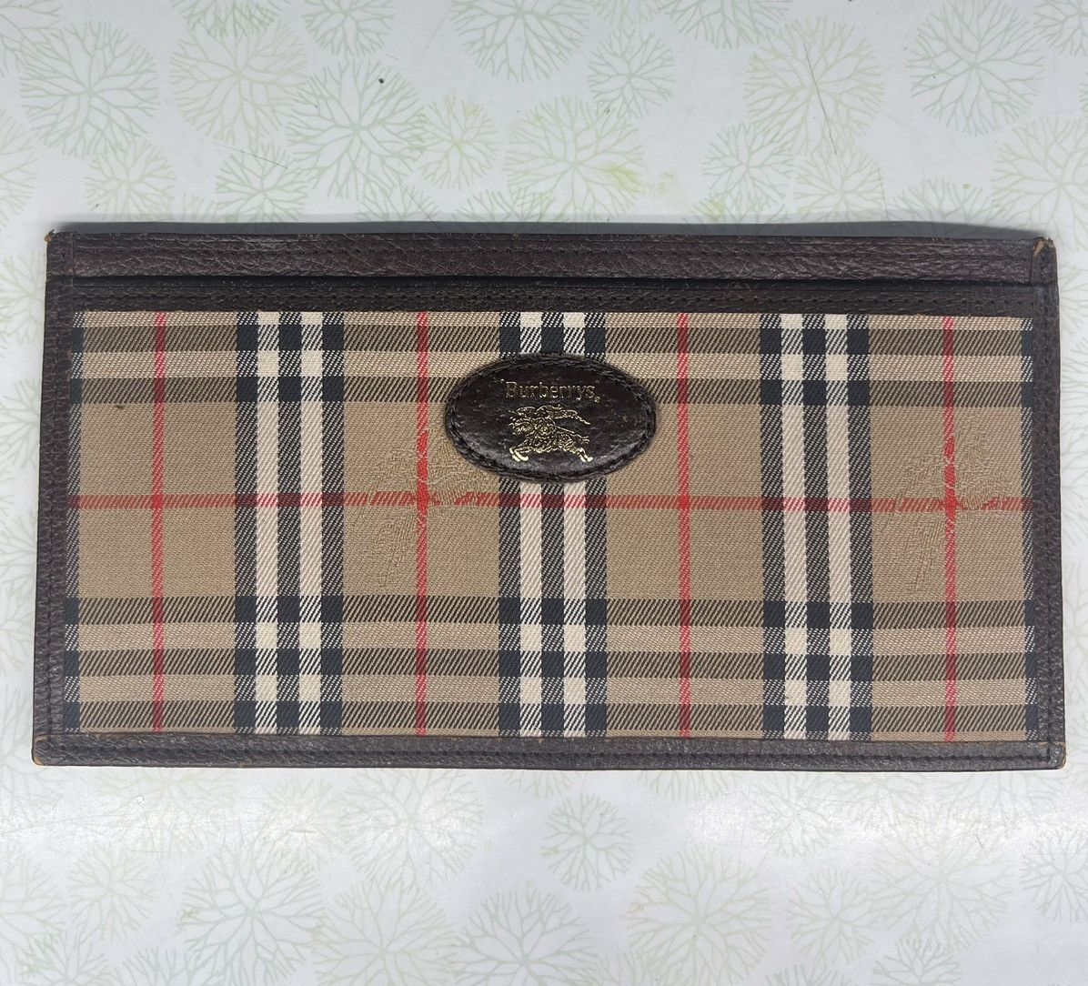 image of Burberry Check Holder / Long Wallet, Women's
