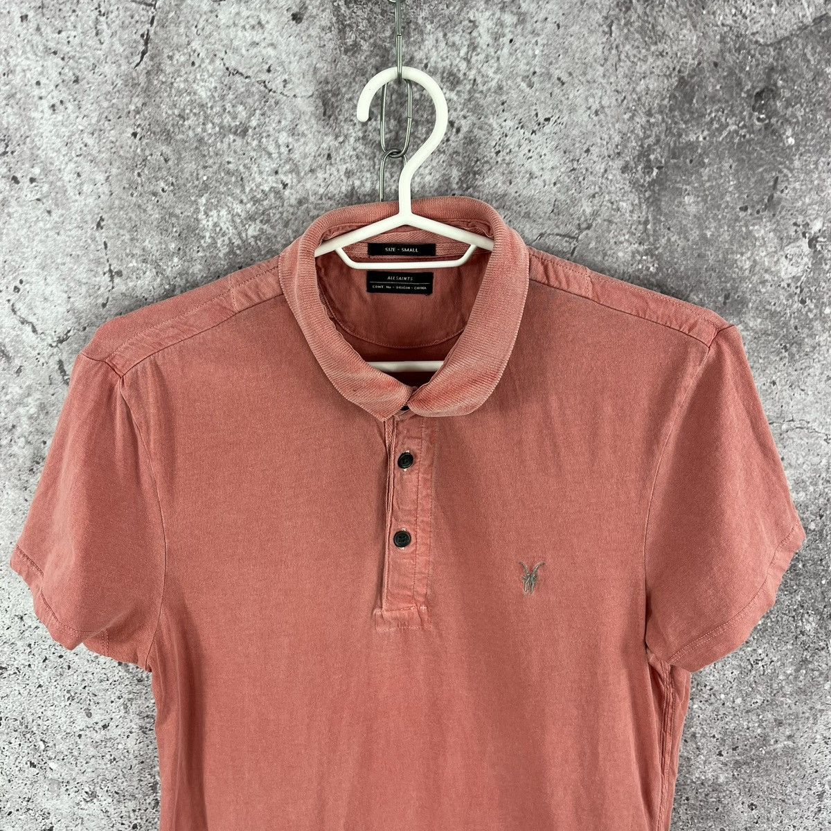 Allsaints × Vintage Allsaints Polo Tee 3Button Style Embroidery Small Logo Sz S Size US S / EU 44-46 / 1 - 3 Thumbnail