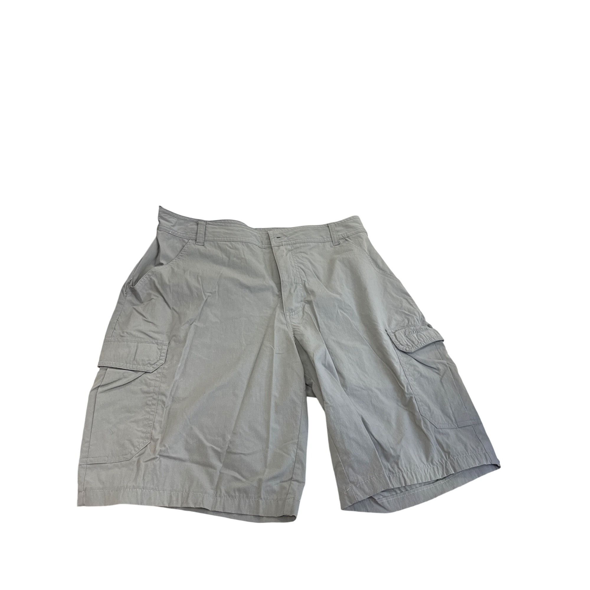 Cabelas Cabelas Mens Olive Cargo Shorts Size 34 x20 SKU 8292 Size US 34 / EU 50 - 14 Thumbnail