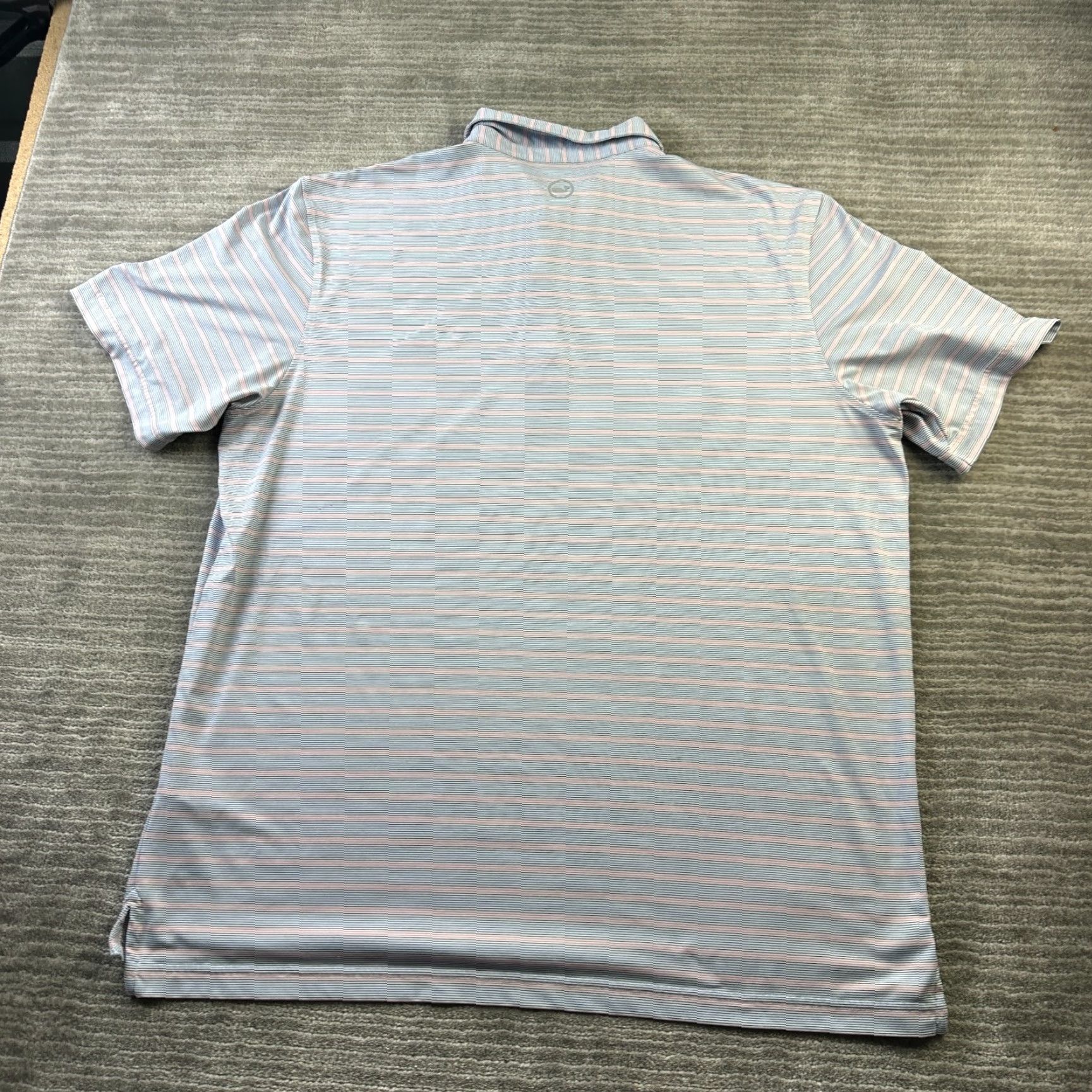 Vineyard Vines VINEYARD VINES Polo Shirt Mens XL Blue Pink Performance On The Go Sankaty Shirt Slim Casual Golf Size US XL / EU 56 / 4 - 2 Thumbnail