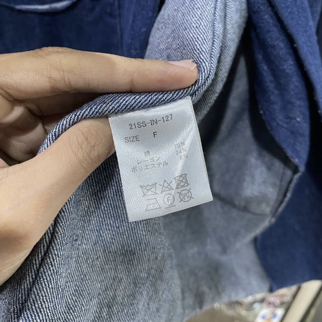Isamu Katayama Backlash Vintage Kastane Indigo Denim Open Blazer Jacket Coat Size US L / EU 52-54 / 3 - 9 Thumbnail