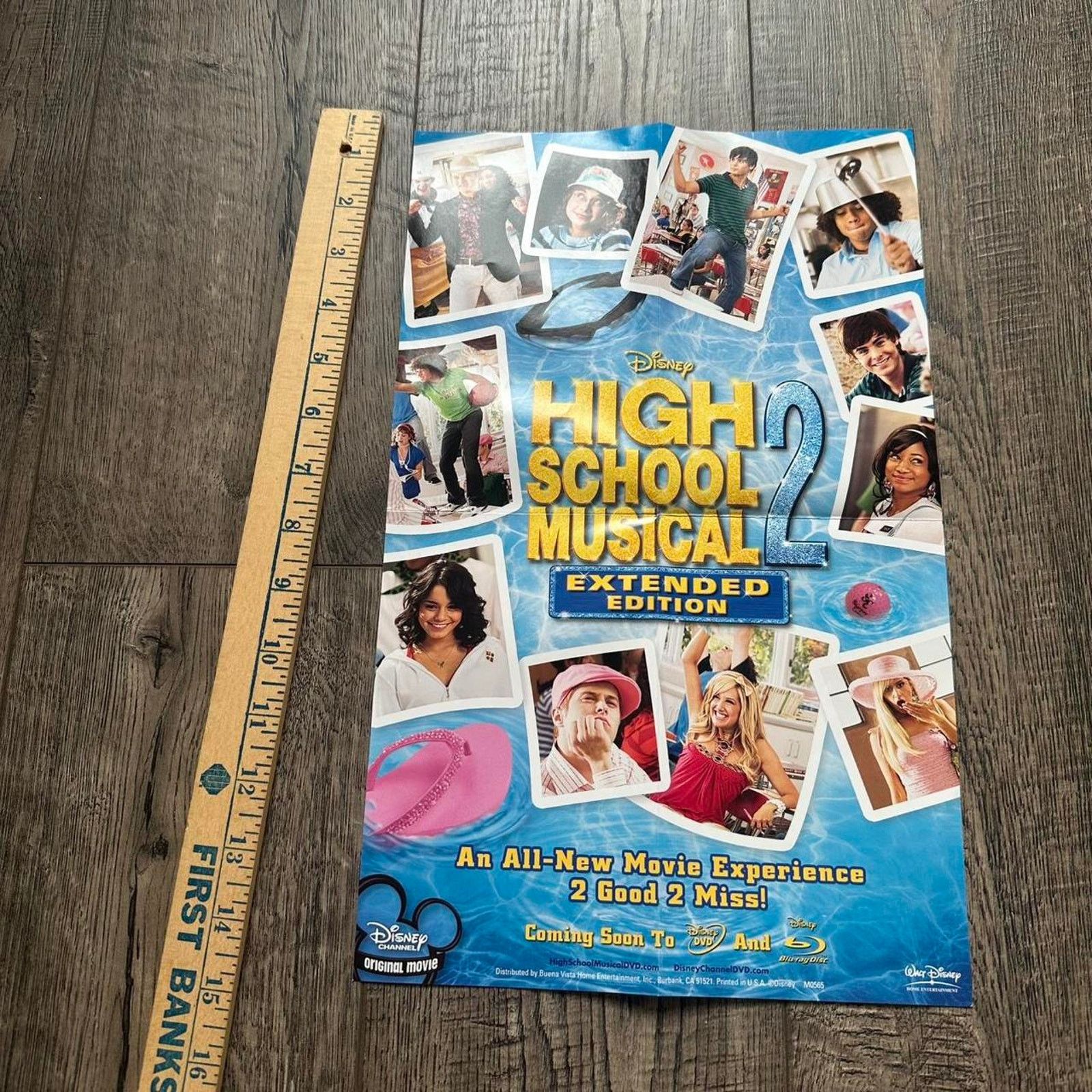 Disney × Vintage Disney Chanel Vintage High School Musical Movie Promo Poster Size ONE SIZE - 6 Thumbnail