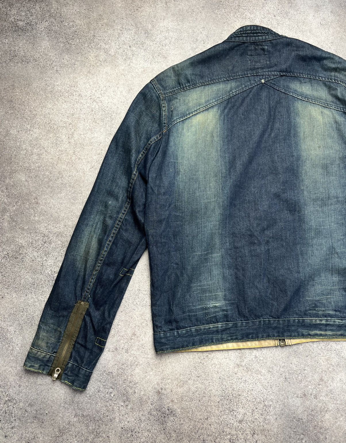 Firetrap × Vintage Firetrap vintage denim biker jacket Size US XL / EU 56 / 4 - 7 Thumbnail