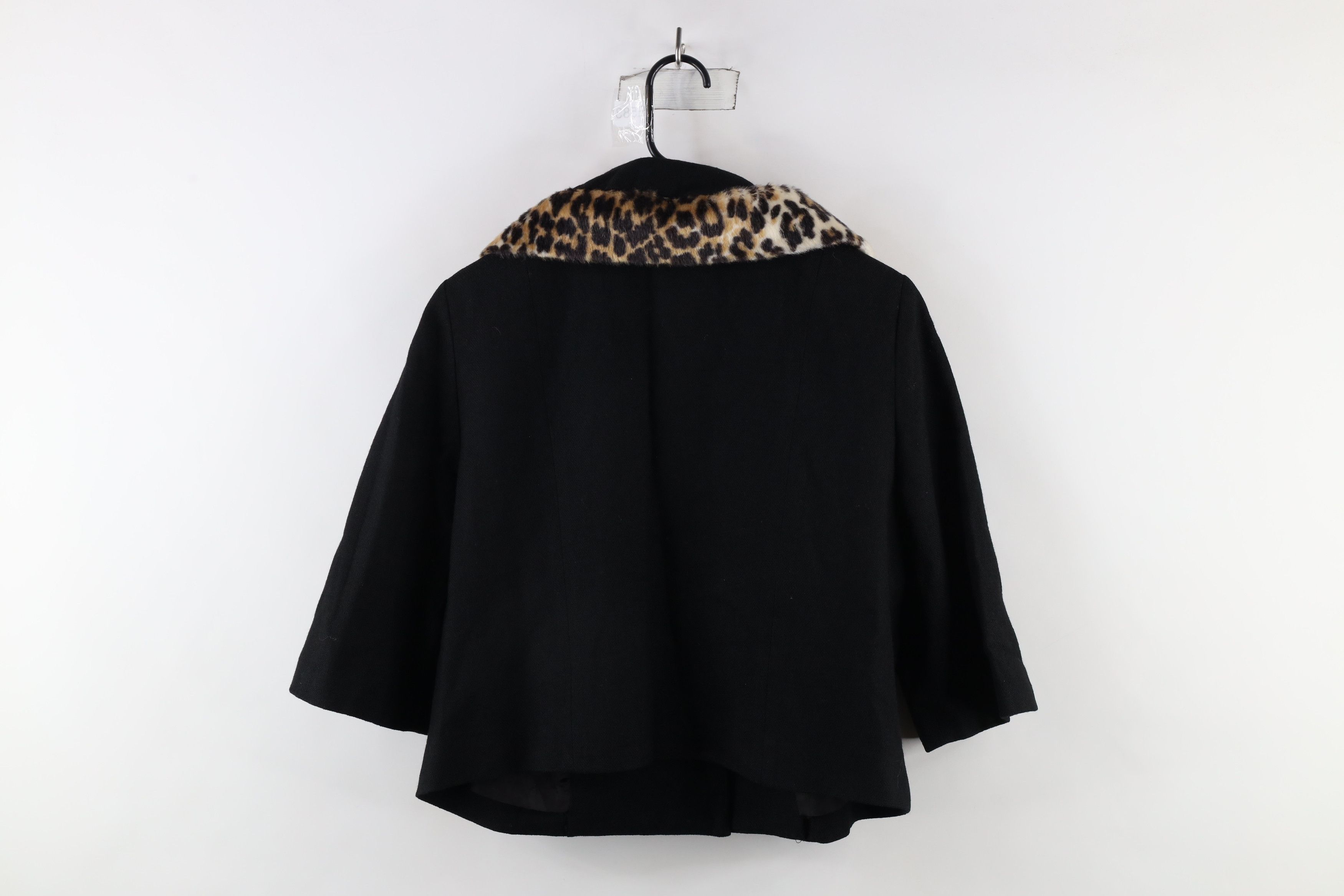 Vintage Vintage 50s Rockabilly Cheetah Trim Blazer Jacket USA Size M / US 6-8 / IT 42-44 - 11 Thumbnail