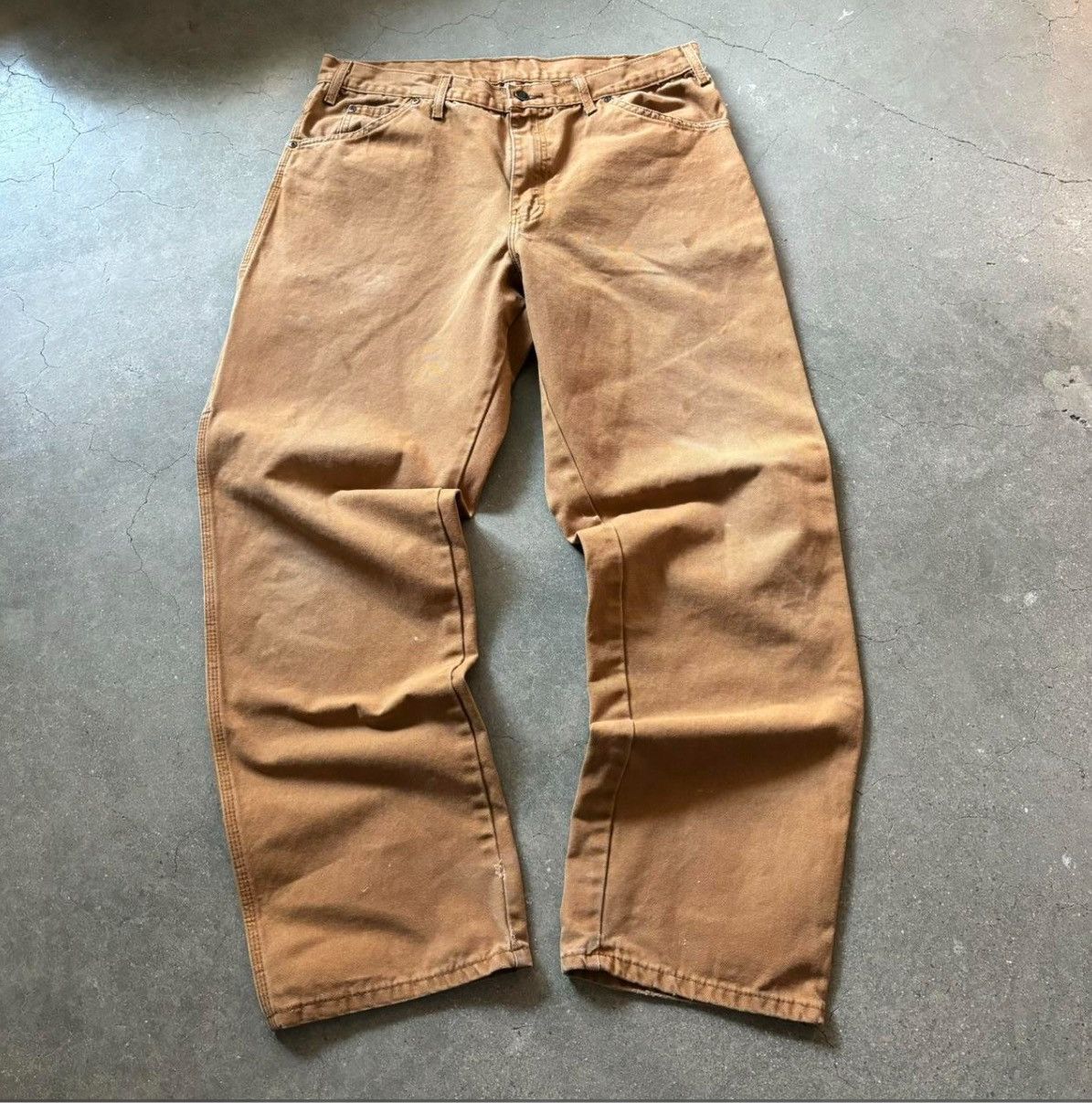 Dickies Vintagw y2k dickies carpentar duck canvas pants Size US 36 / EU 52 - 3 Thumbnail