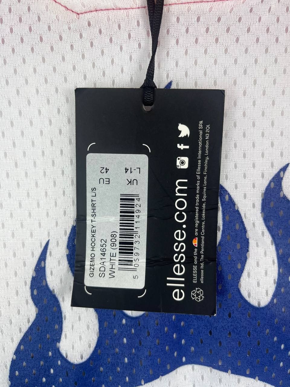 Ellesse Ellesse x ABOUT YOU Spicy Ice Hockey Jersey White Size 42 Size US L / EU 52-54 / 3 - 7 Thumbnail