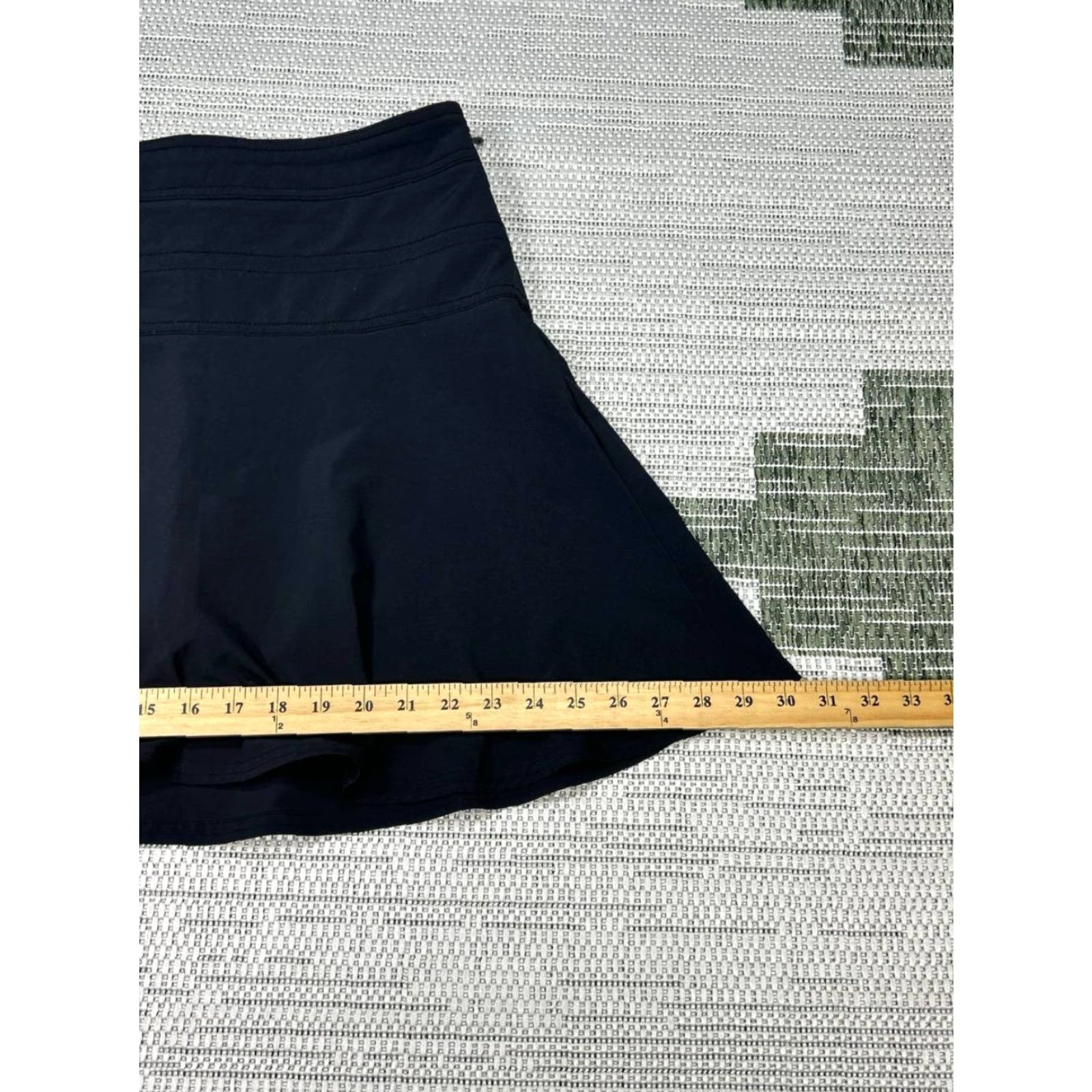 Athleta Athleta Skort Womens 6 Black Everyday Stretch Compression Tennis Skirt Size 28" / US 6 / IT 42 - 6 Thumbnail