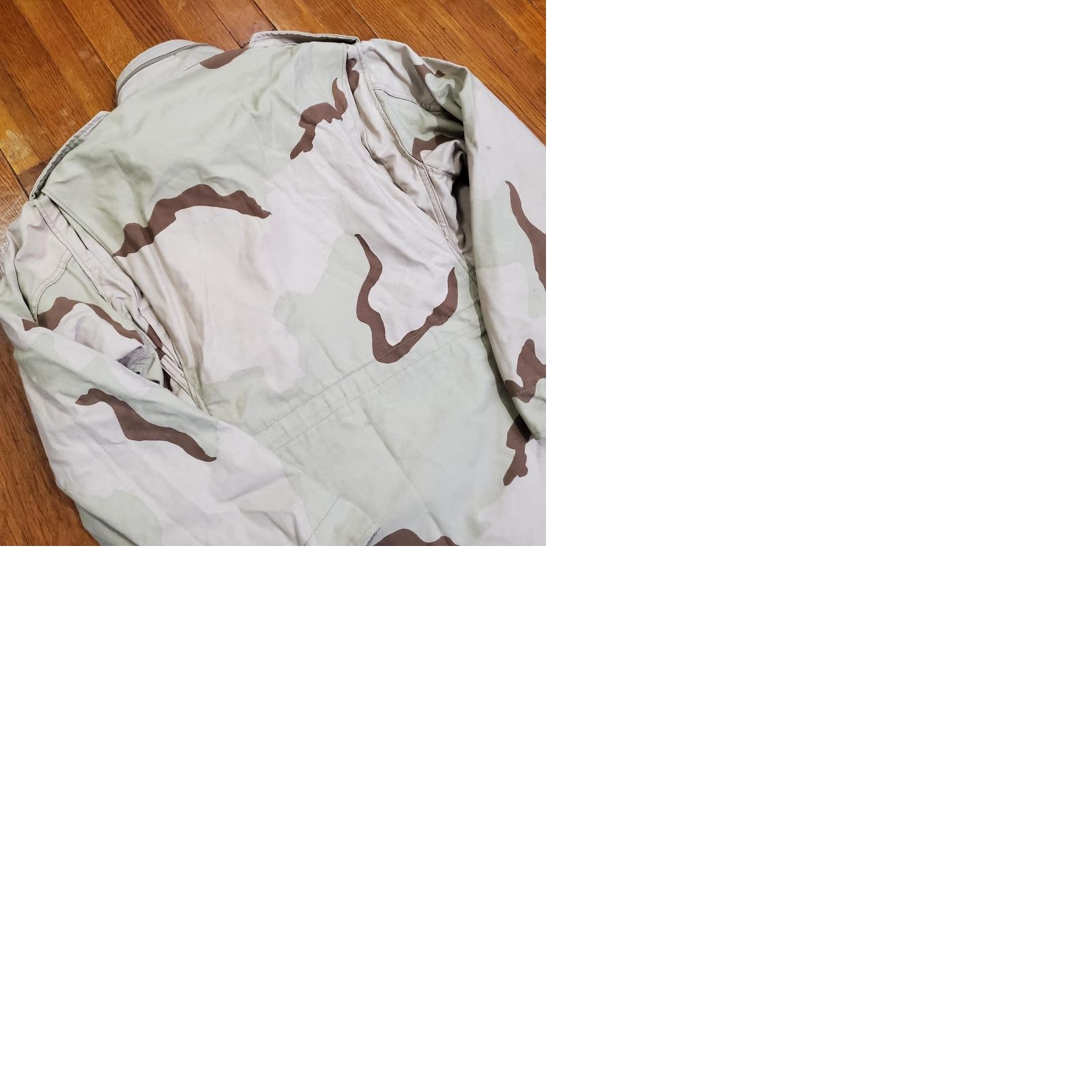 Vintage VINTAGE U.S. NAVY JACKET Coat Desert Camouflage Field Cold Weather Navy Patch Military Size US S / EU 44-46 / 1 - 9 Thumbnail