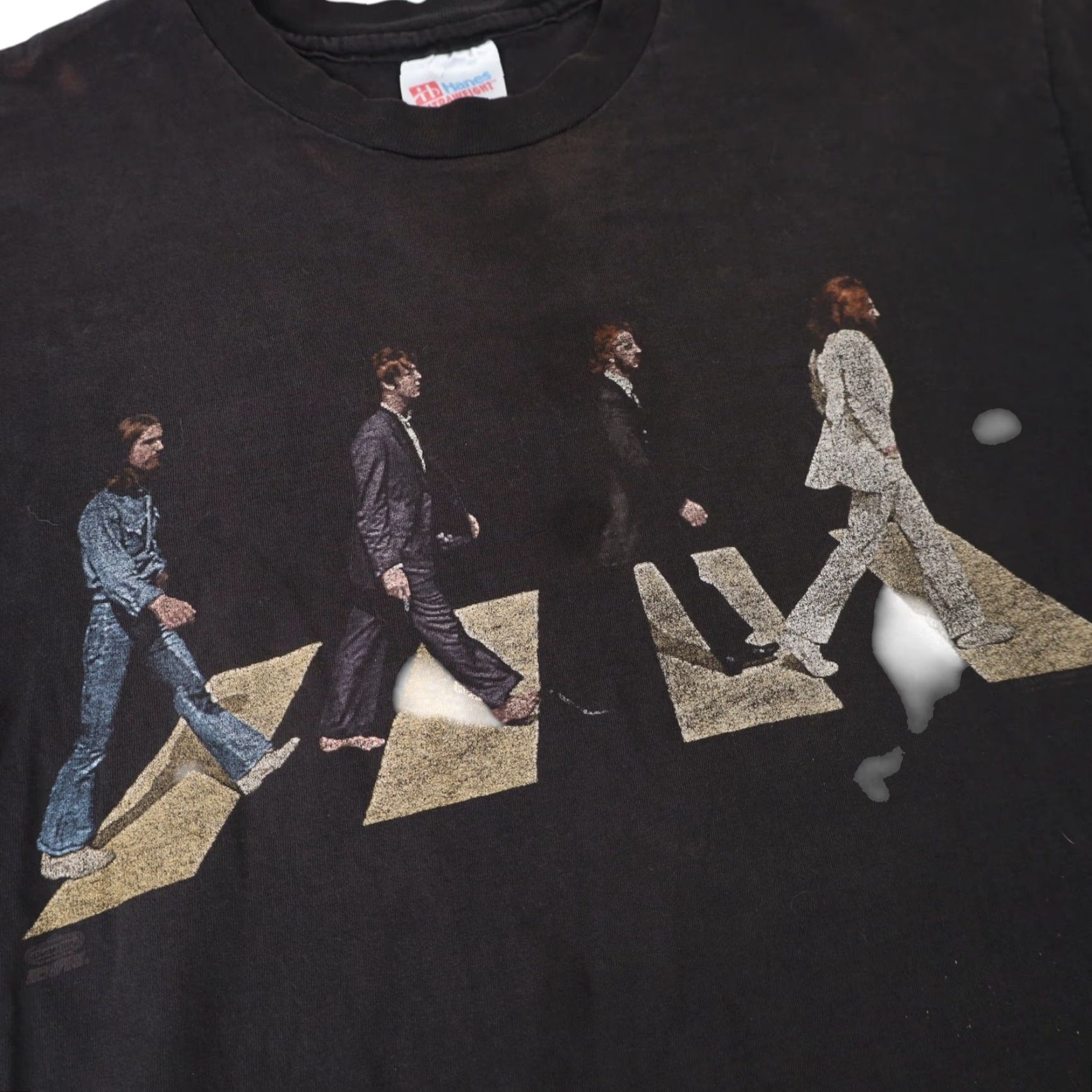 Vintage VINTAGE Winterland The Beatles Abby Road Mens Large Graphic T Shirt Black Size US L / EU 52-54 / 3 - 5 Thumbnail