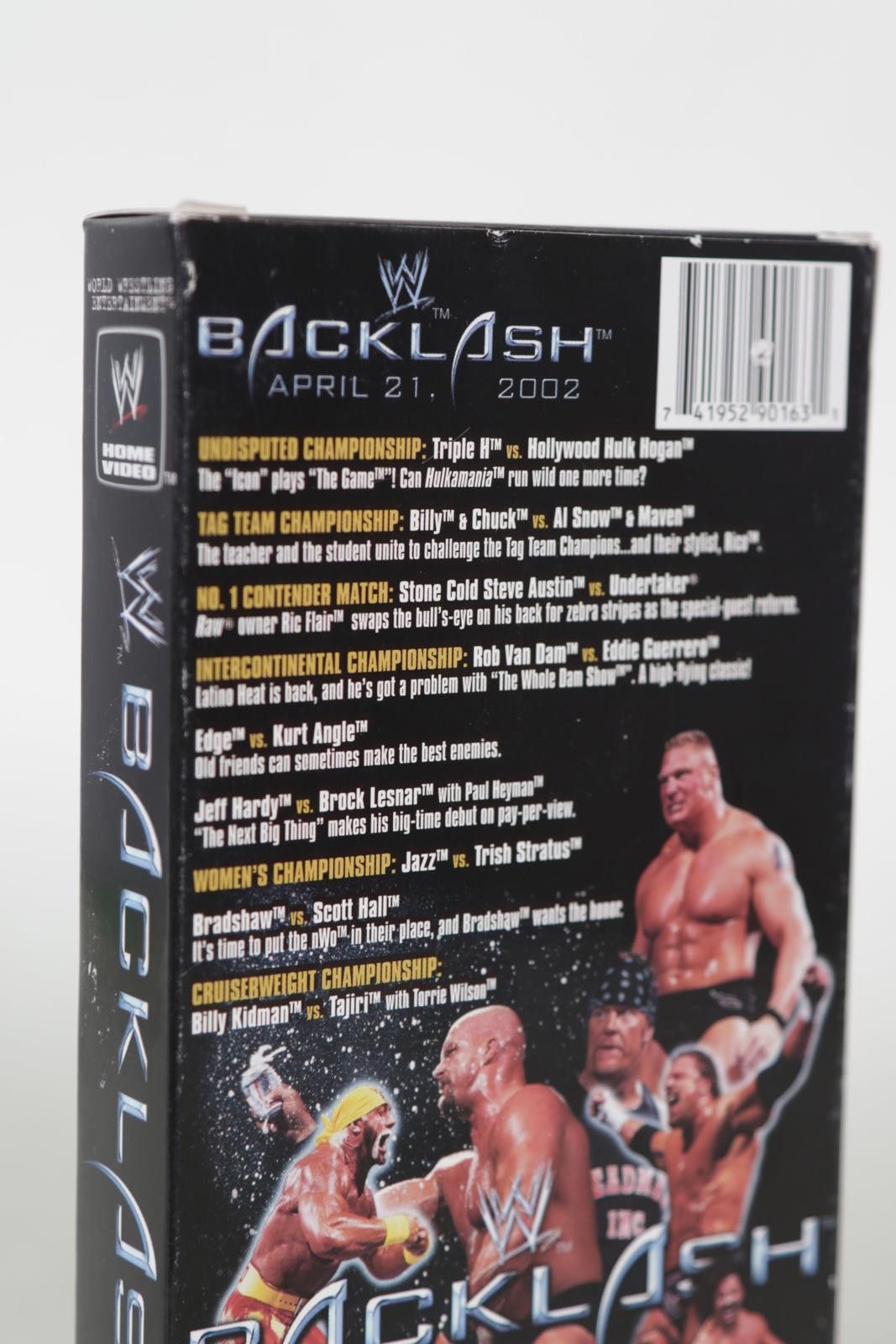 WWF 02' WWF Backlash VHS Tape Size ONE SIZE - 3 Thumbnail