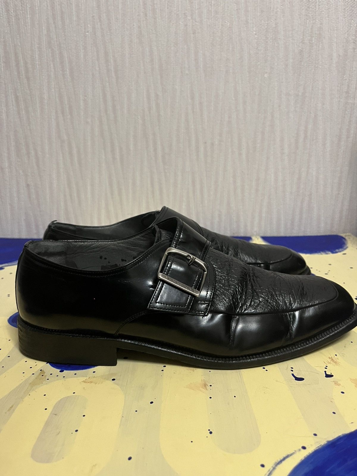 Moreschi Moreschi soft leather buckler formal dress square toe shoes Size US 9 / EU 42 - 5 Thumbnail