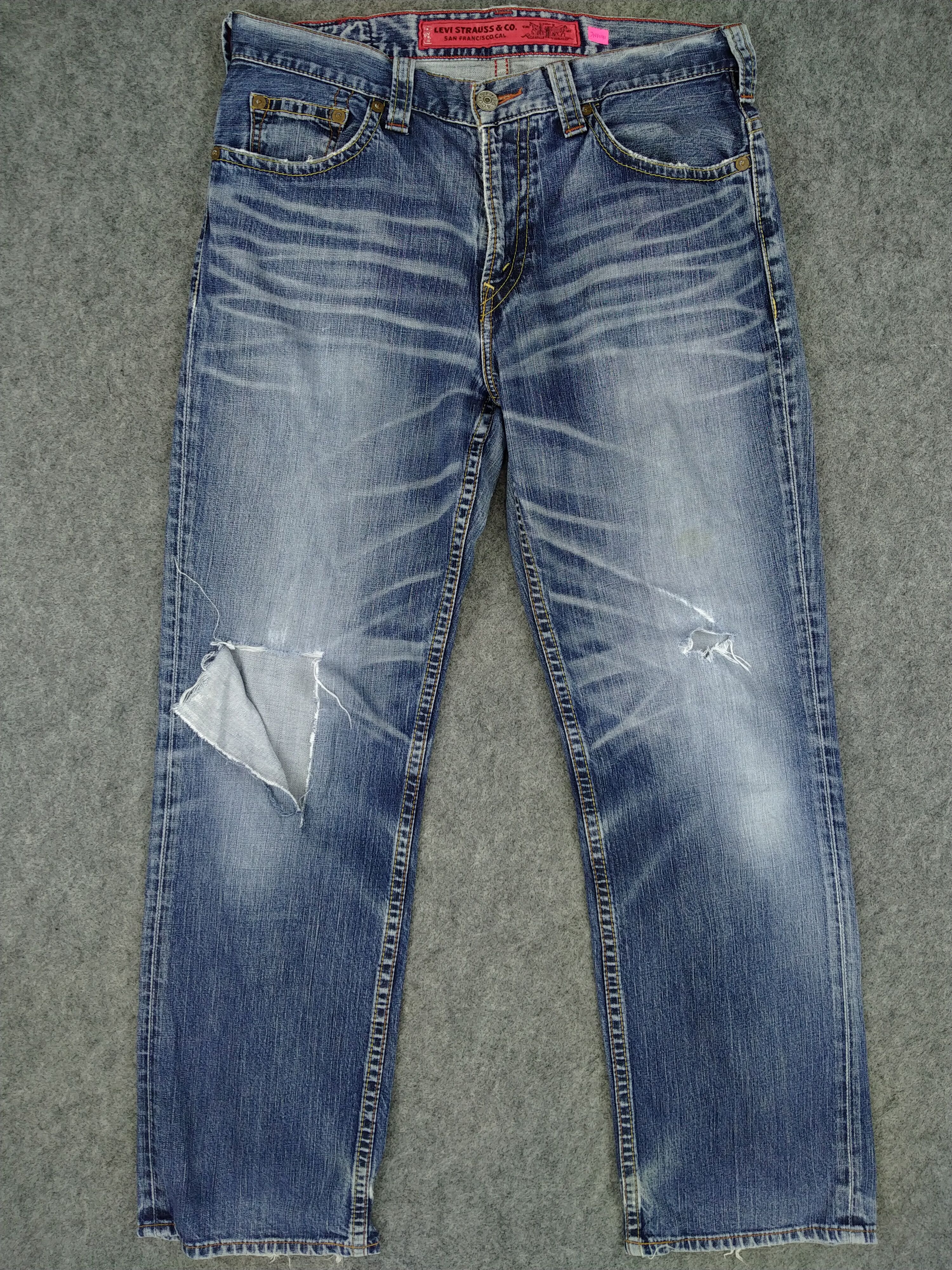 Levi's Whisker Blue Vintage Levi's 502 36x31.5 Denim -JN1091 Size US 36 / EU 52 - 1 Thumbnail